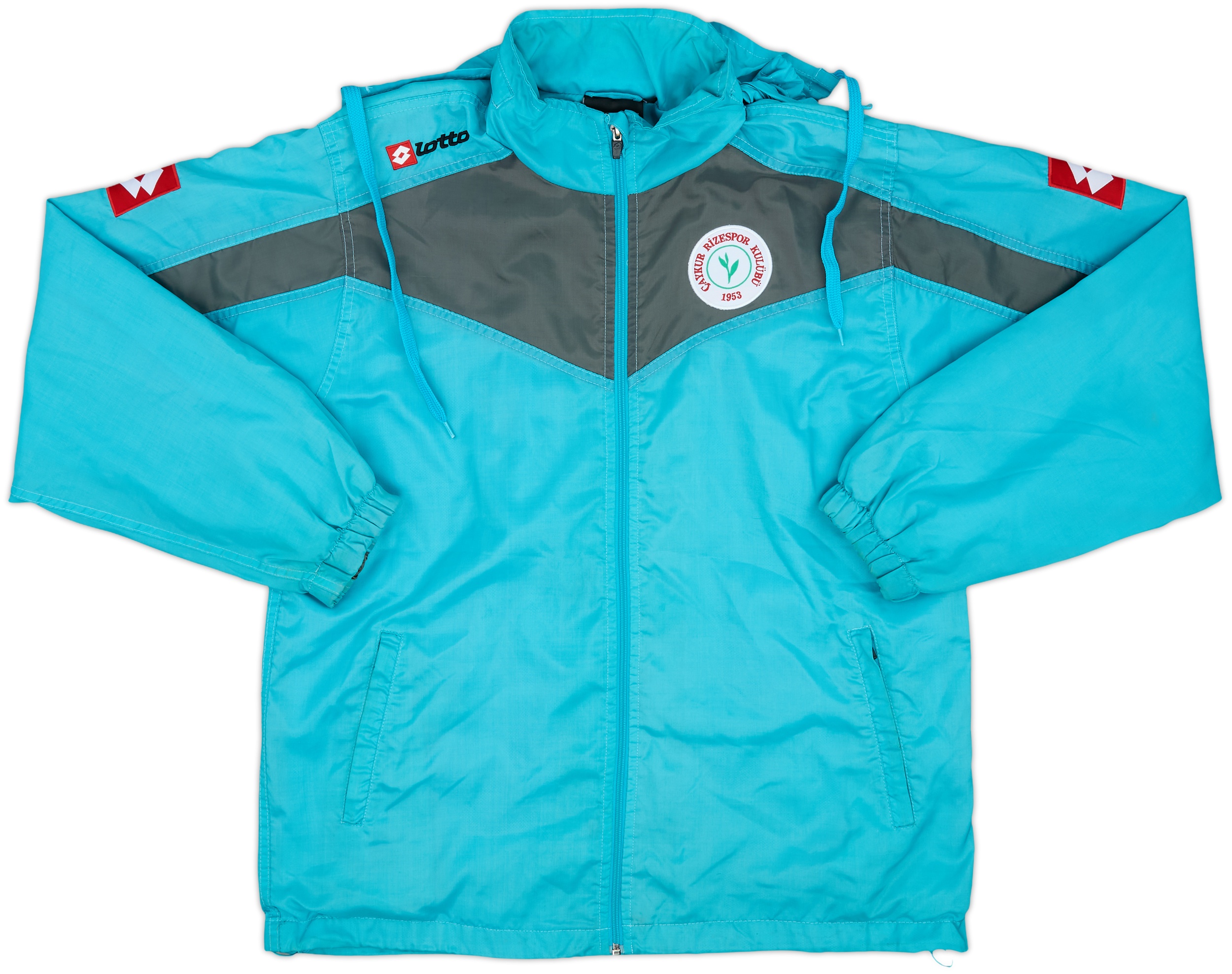 2009-10 Caykur Rizespor Lotto Hooded Rain Jacket - 6/10 - (L)