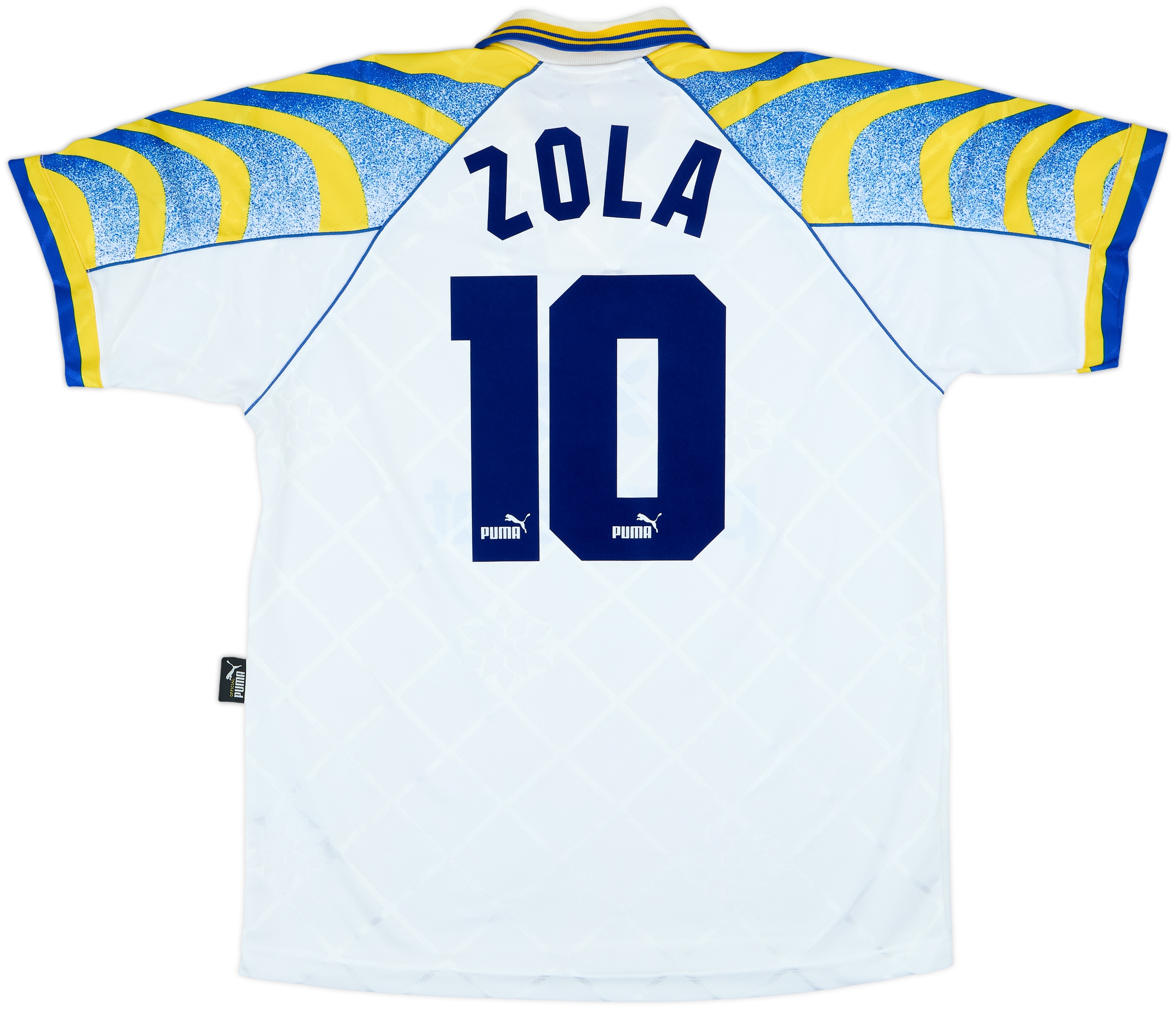 1995-97 Parma Home Shirt Zola #10 - 8/10 - (XL)