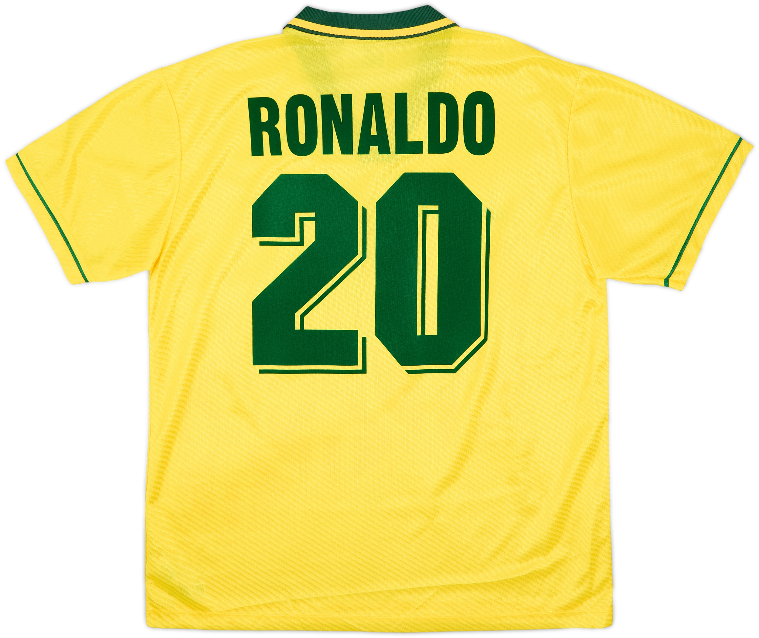 1994 Brazil Home Shirt Ronaldo #20 - 9/10 - (XL)