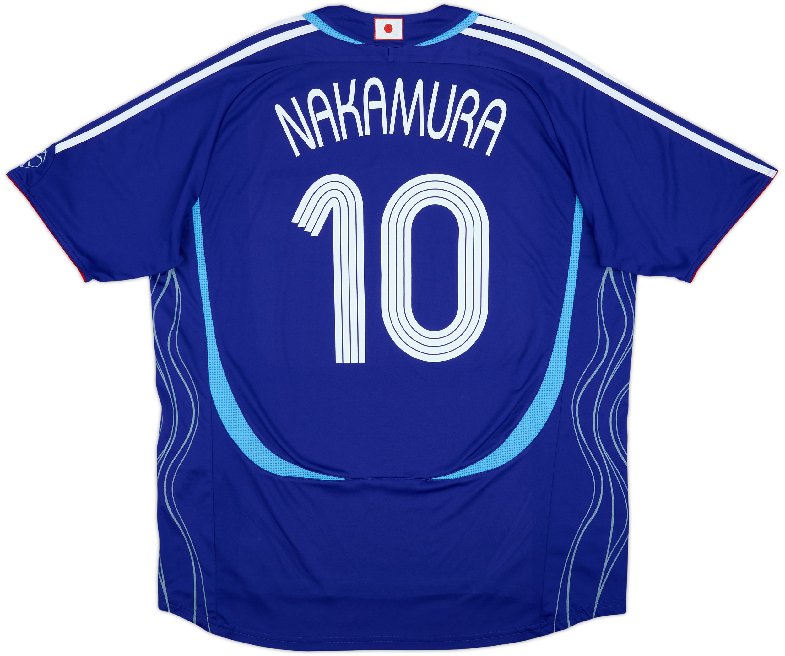 2006 Samurai Blueフットボール 2006-08 Japan Home Shirt Nakamura #10 - 8/10 - (3XL)