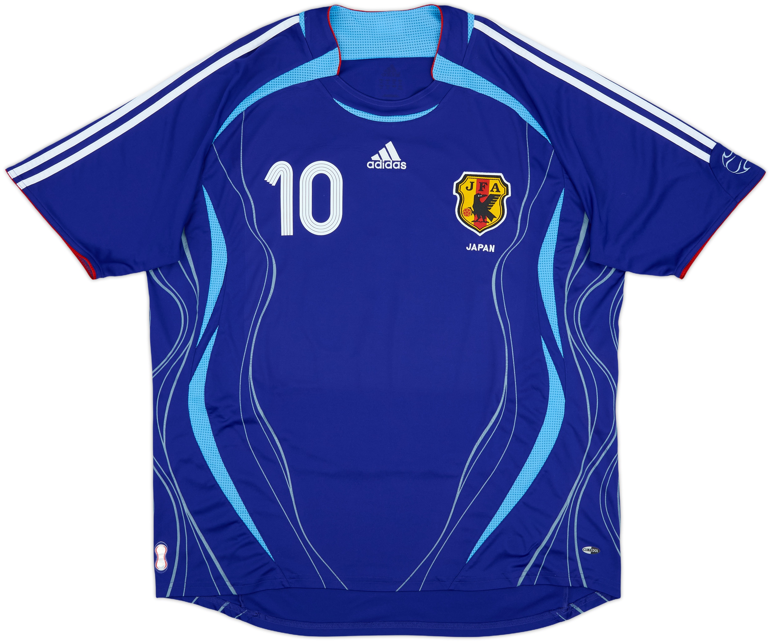 2006 Samurai Blueフットボール 2006-08 Japan Home Shirt Nakamura #10 - 8/10 - (3XL)