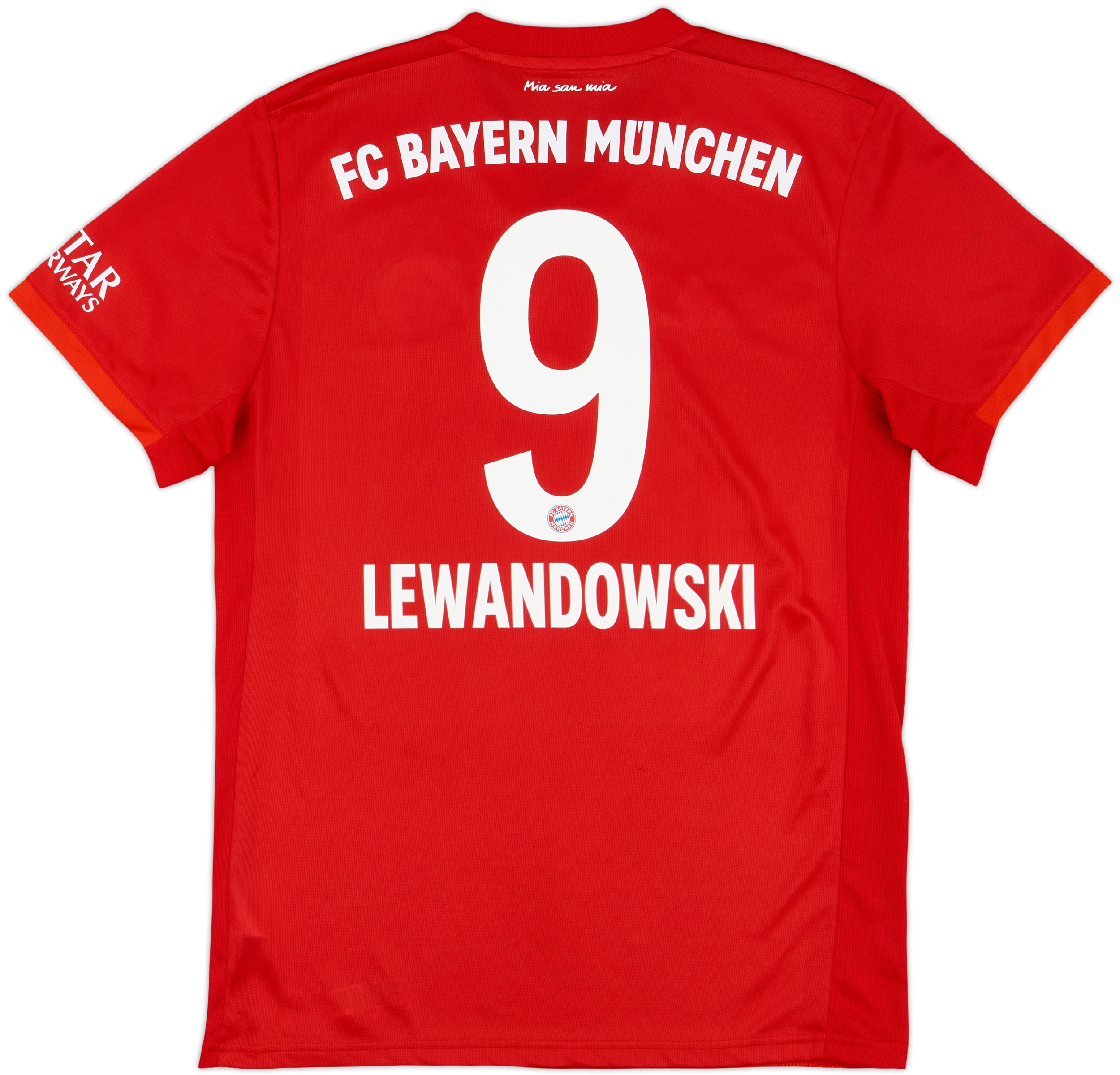 2019-20 Bayern Munich Home Shirt Lewandowski #9 - 8/10 - (M)
