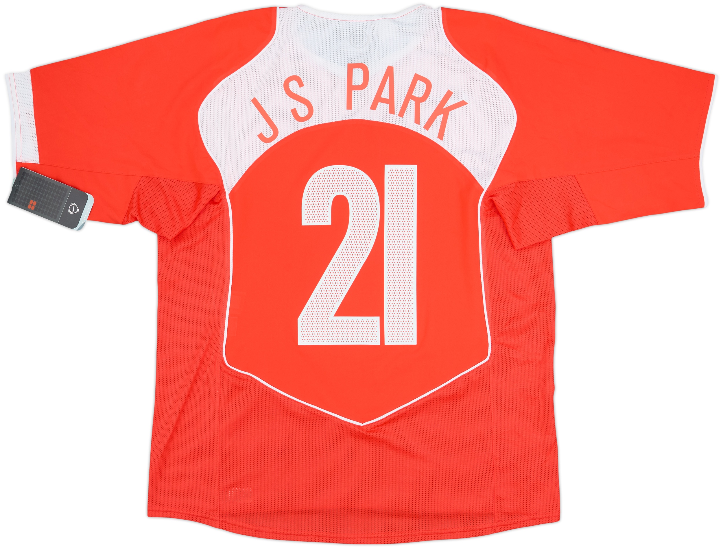 2004-06 South Korea Home Shirt J.S.Park #21 (L)