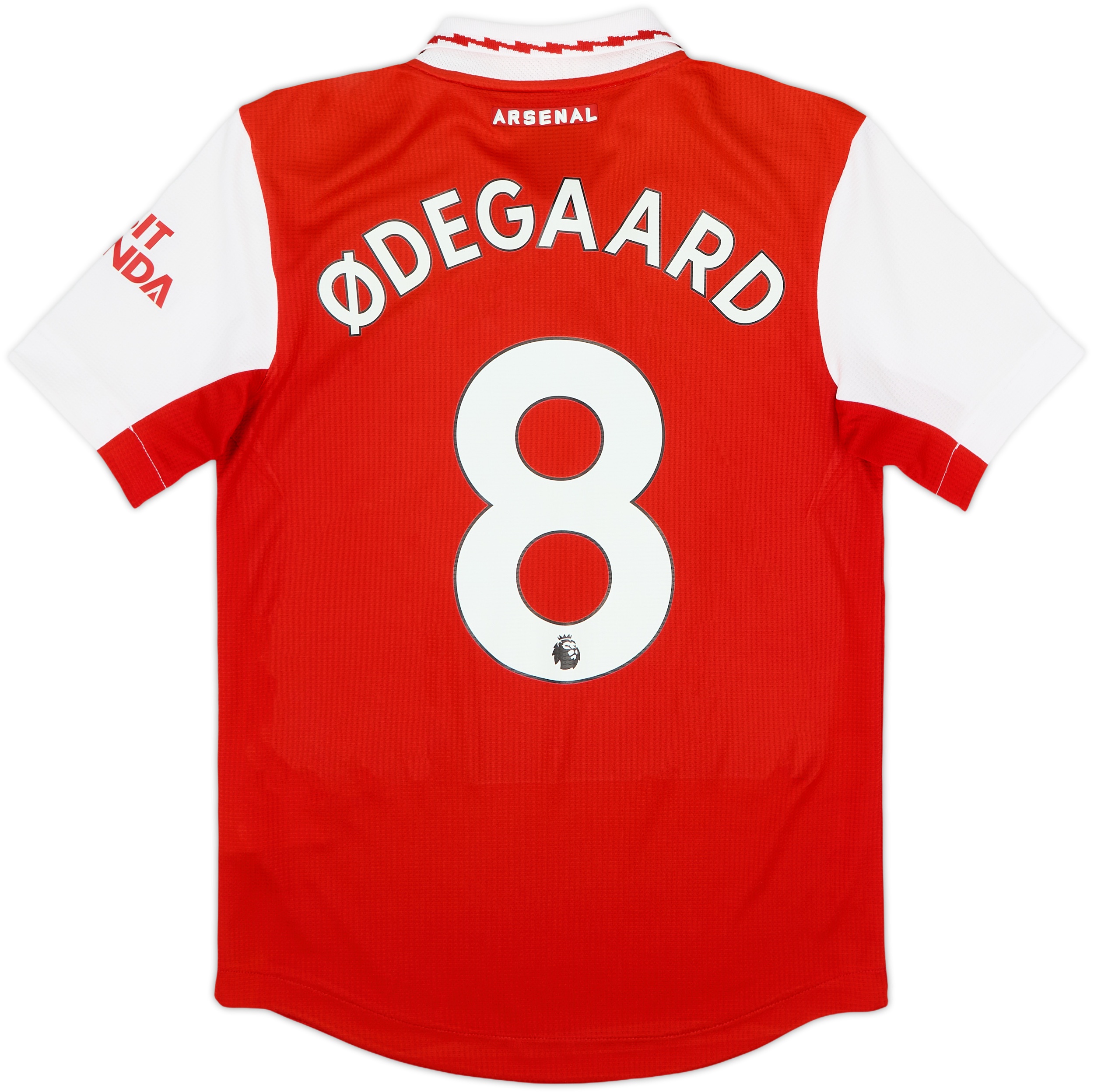 2022-23 Arsenal Authentic Home Shirt Odegaard #8 - 8/10 - (XS)