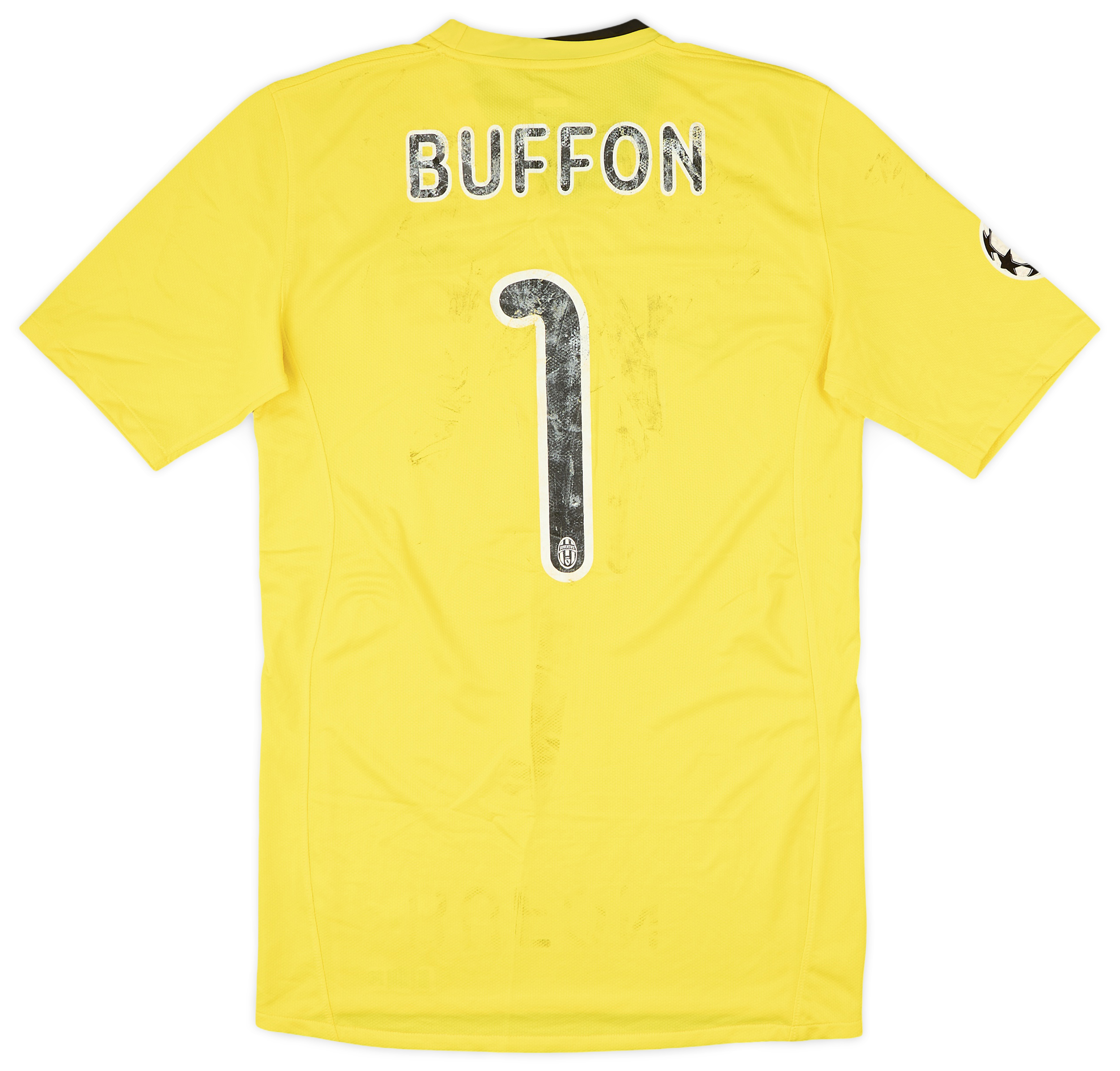 2008-09 Juventus GK S/S Shirt Buffon #1 - 4/10 - (L)