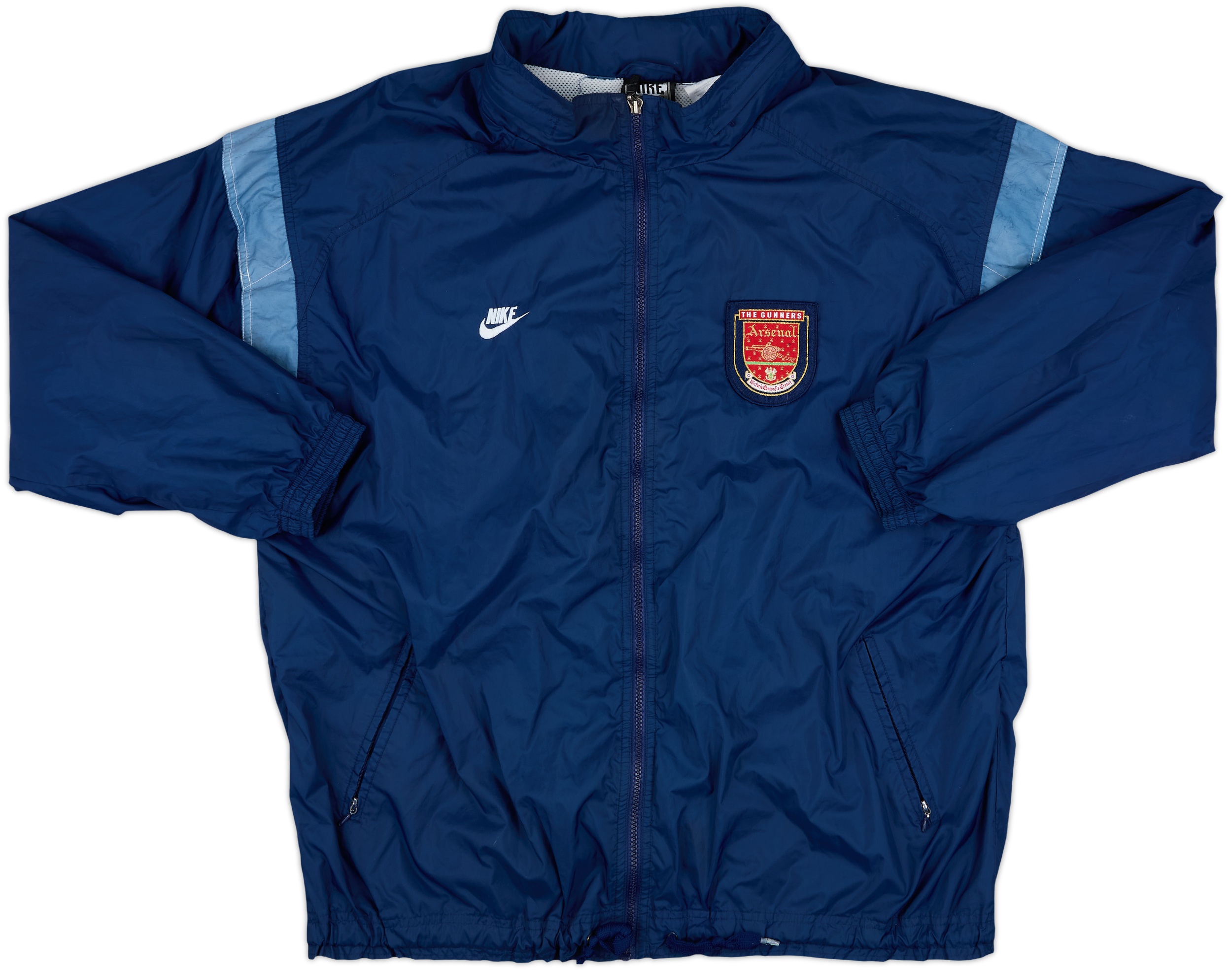 1994-95 Arsenal Nike Premier Hooded Track Jacket - 8/10 - (XL)