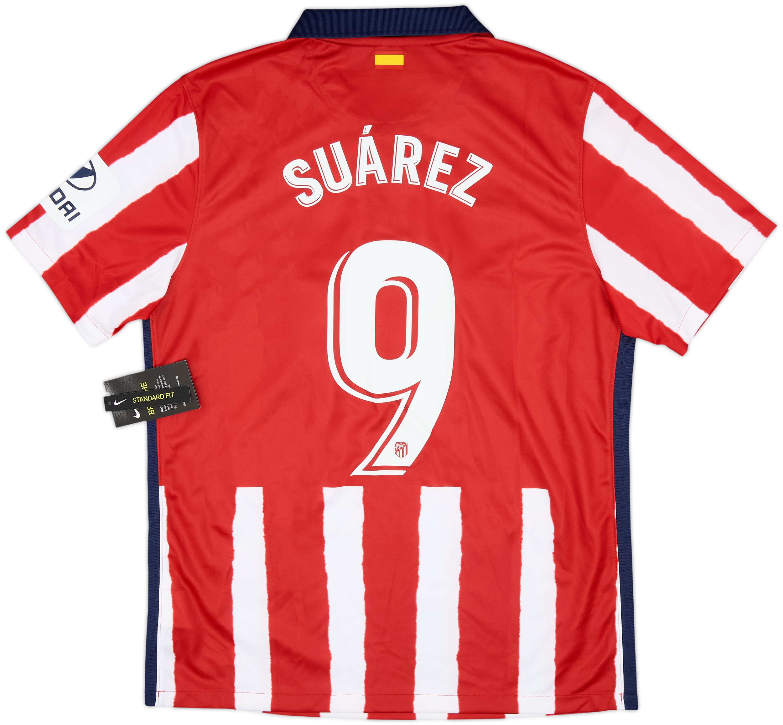 2020-21 Atletico Madrid Home Shirt Suarez #9 (L)