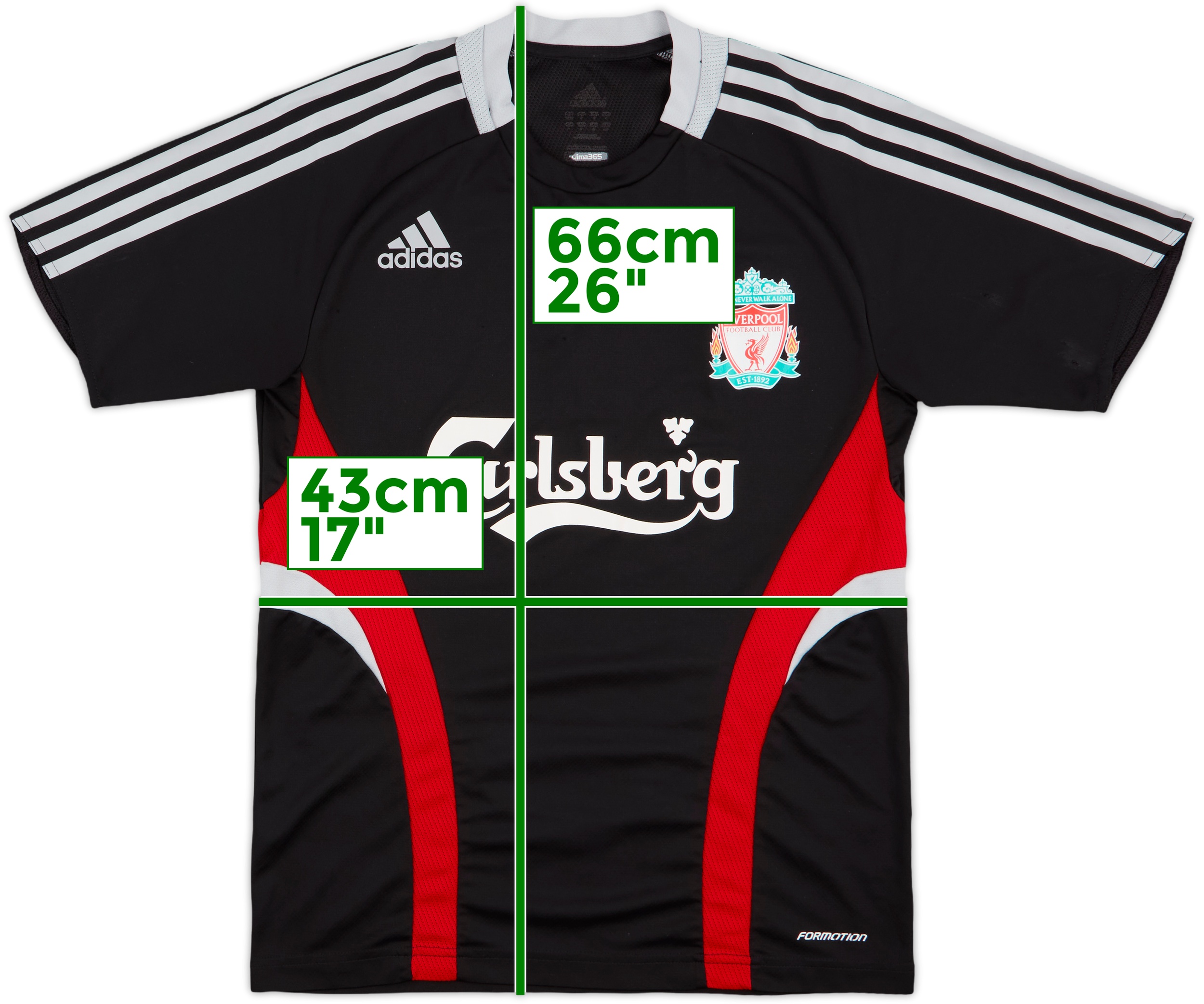 adidas Liverpool FC 2008-10 公式ユニフォーム リヴァプール 2008-10 adidas ホーム半袖 ユニフォーム