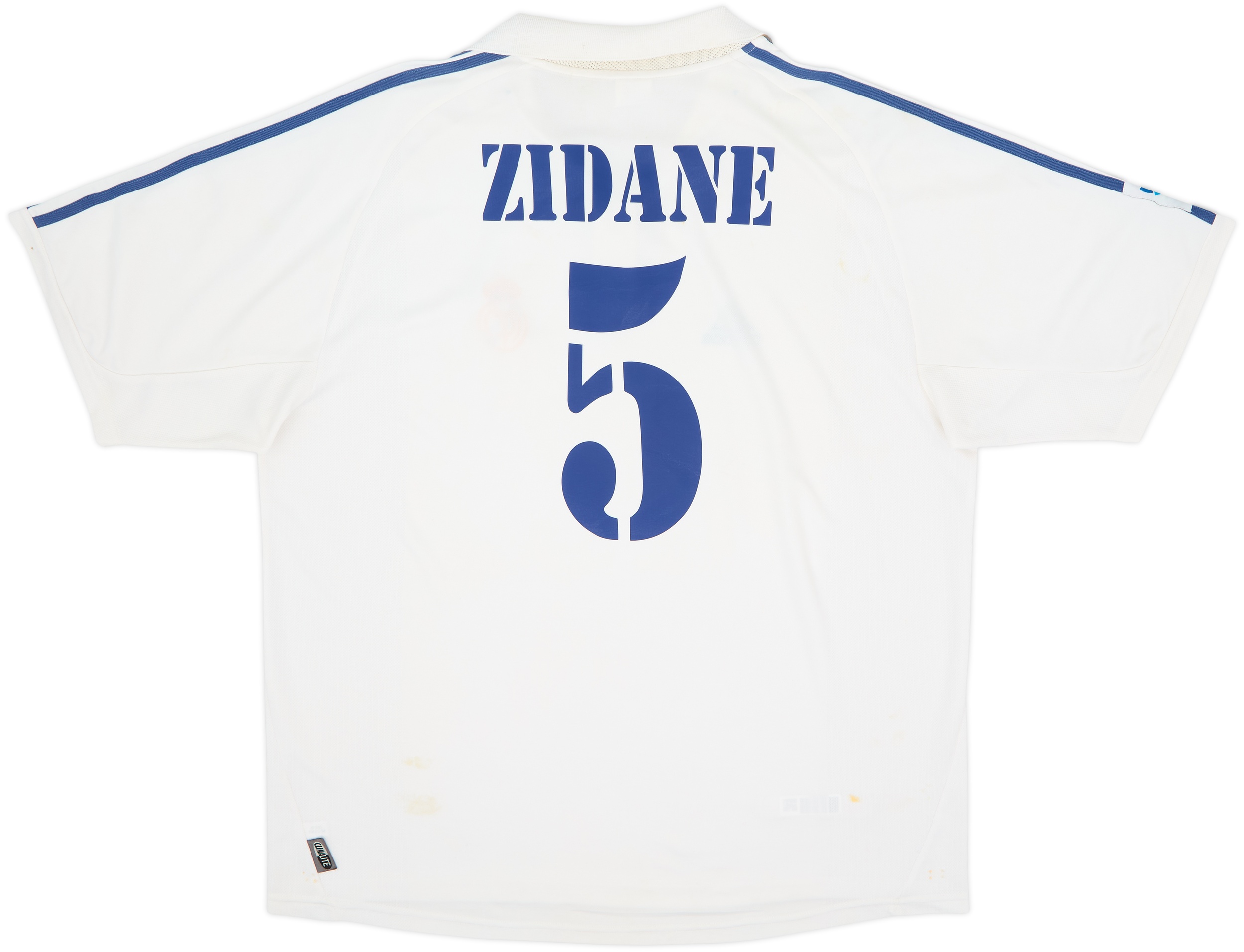 レアル・マドリード ZIDANE NO.5 シャツ XL 2001 Real Madrid Home Shirt Zidane #5 - 7/10 - (XL)