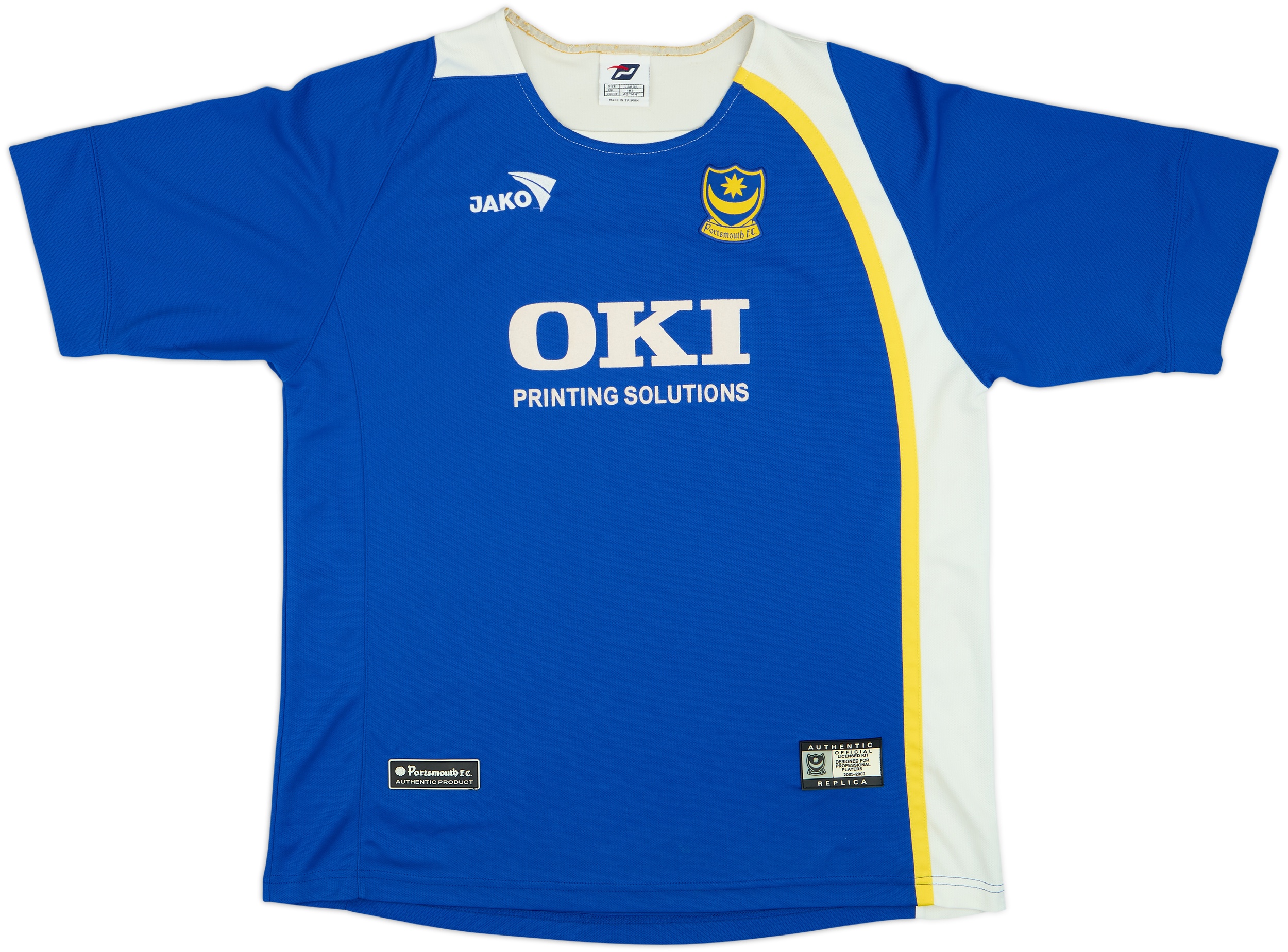 Maillot Portsmouth Third 2005/06 Adulte XL – Jako – Blanc – Collection