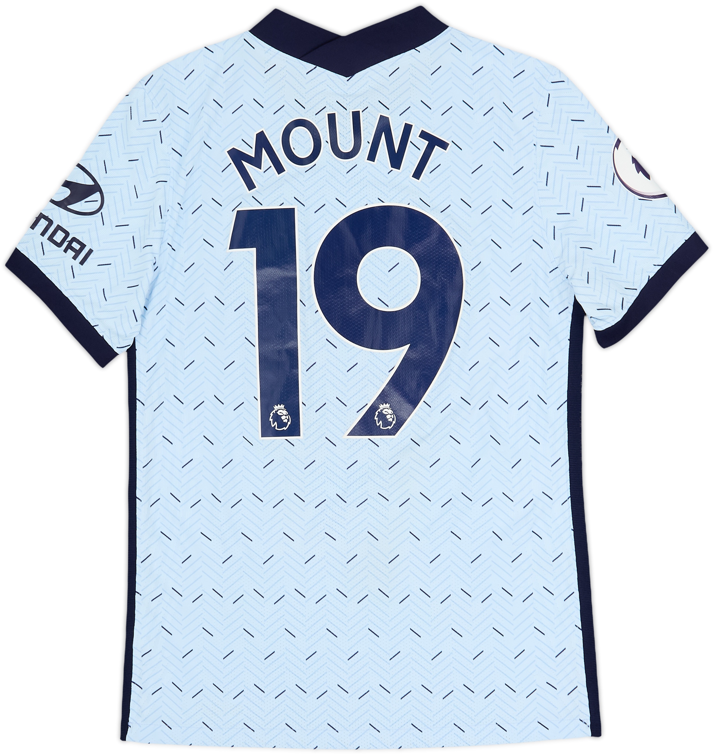 2020-21 Chelsea Authentic Away Shirt Mount #19 - 8/10 - (S)