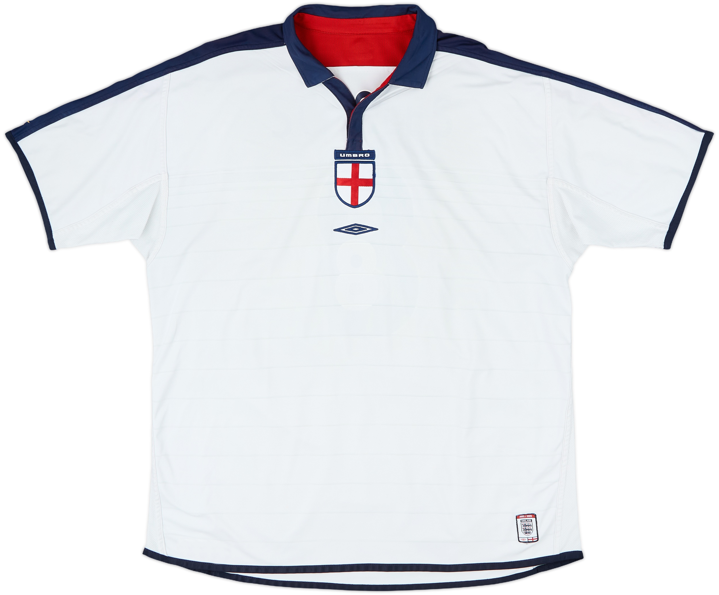 イングランド代表 Umbro シャツ SCHOLES 8 2001/03 SCHOLES #8 England Vintage Umbro Home Greece