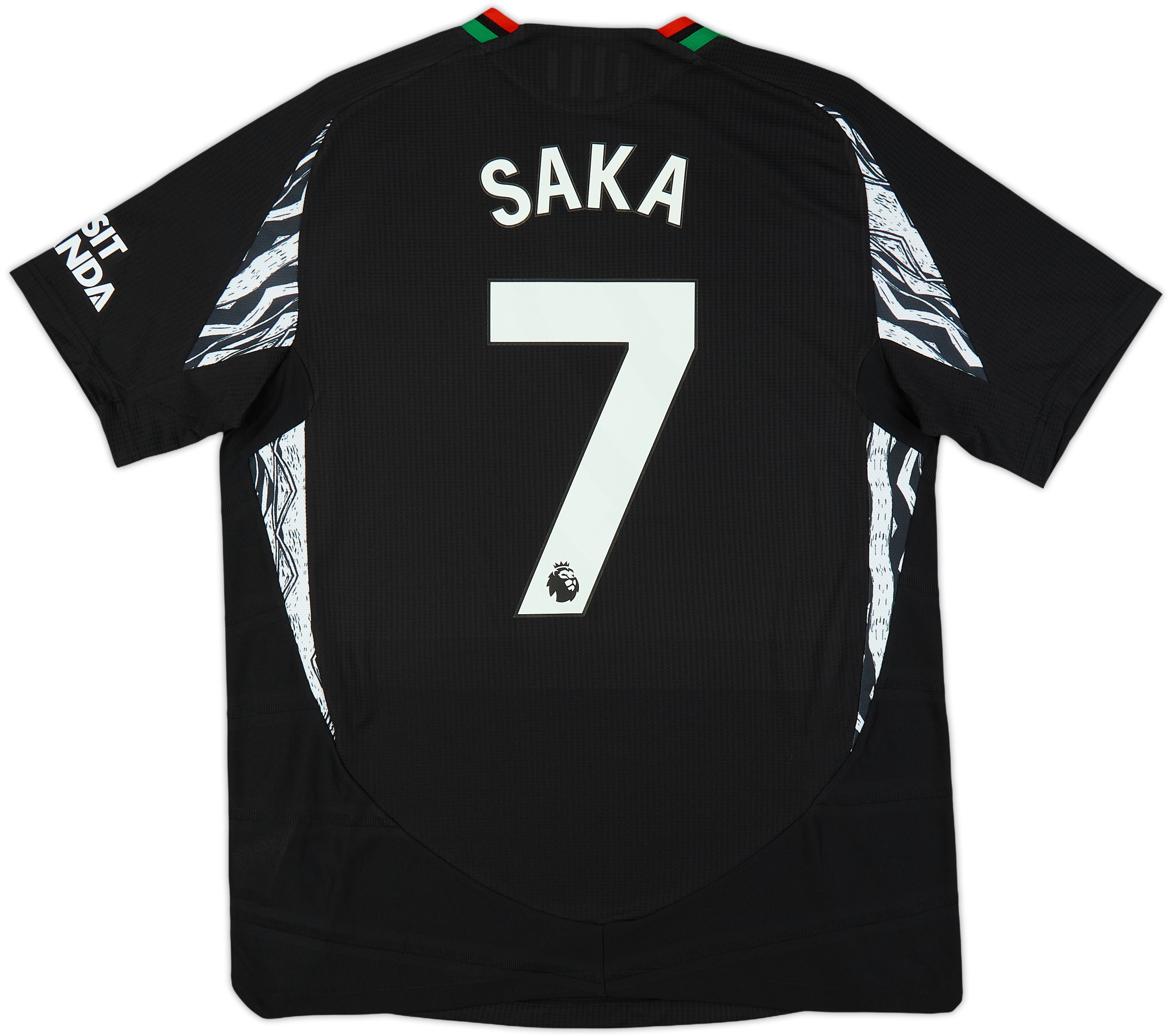 saka-パッチ 2024-25 Arsenal Authentic Away Shirt Saka #7 (L)