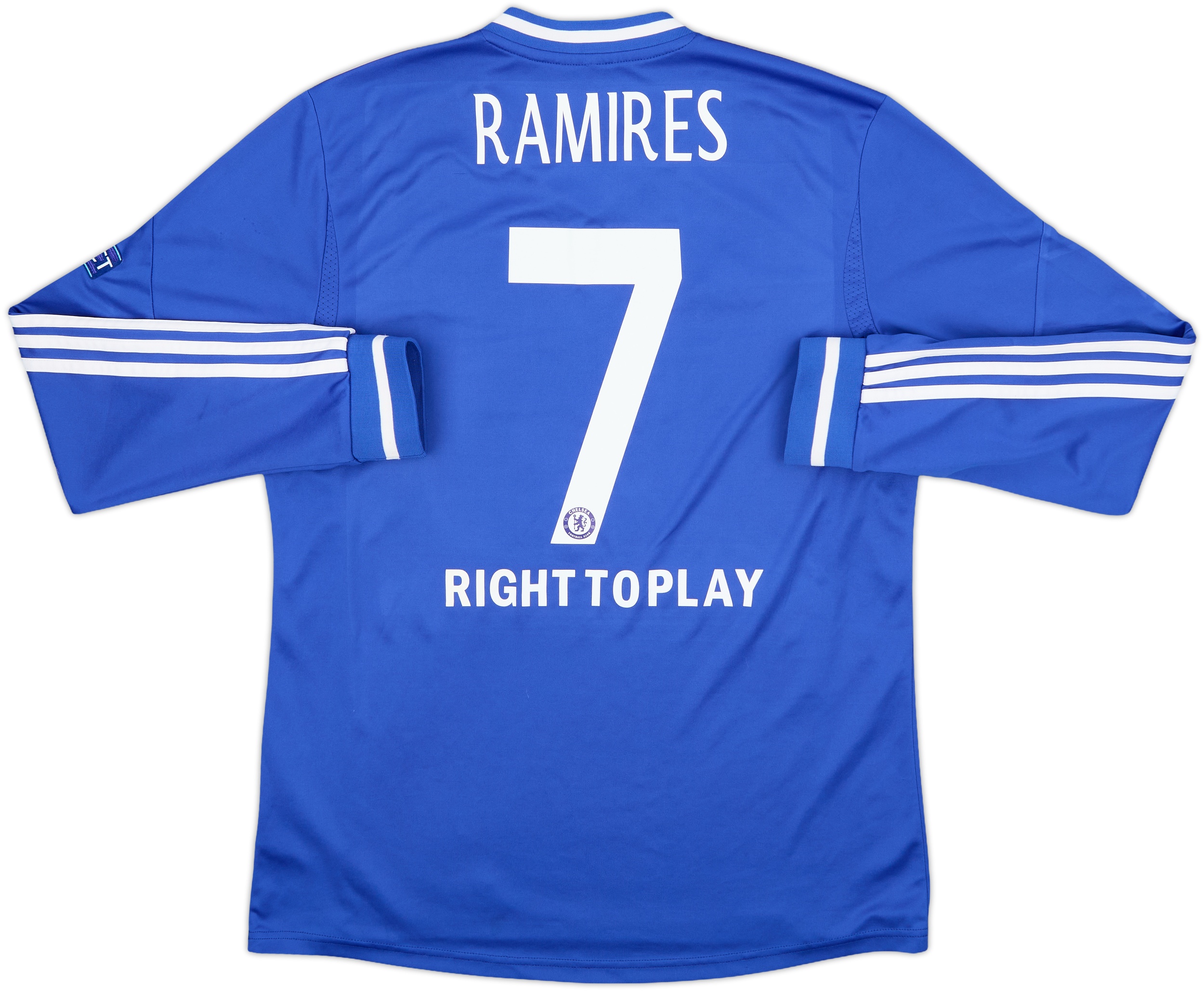 CHELSEA RAMIRES 7 シャツ 2013-14 Chelsea Home L/S Shirt Ramires #7 - 7/10 - (L)