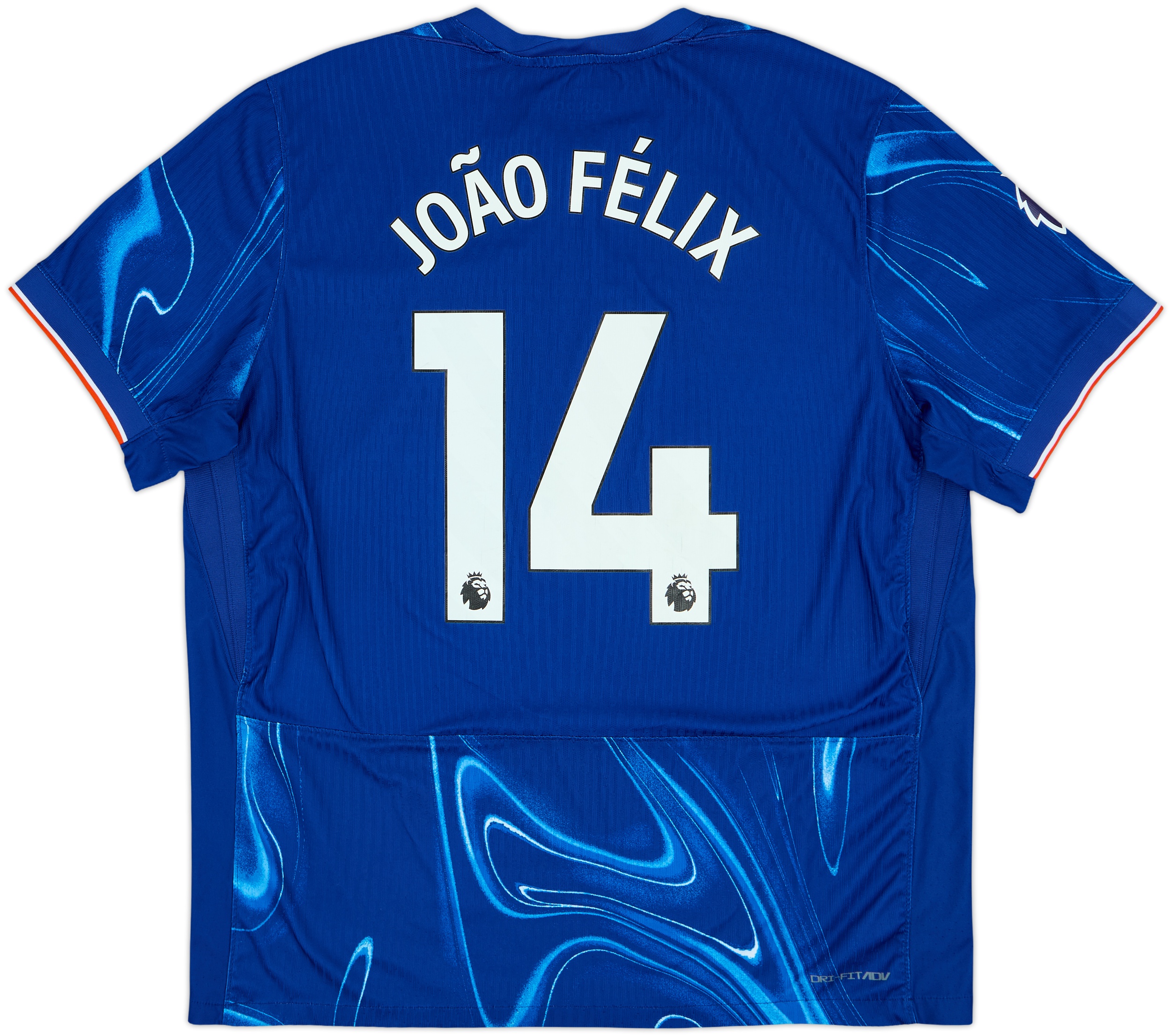 João Félix 14  Official Name And Number Printing For Chelsea Fc 24 25 Home Shirt