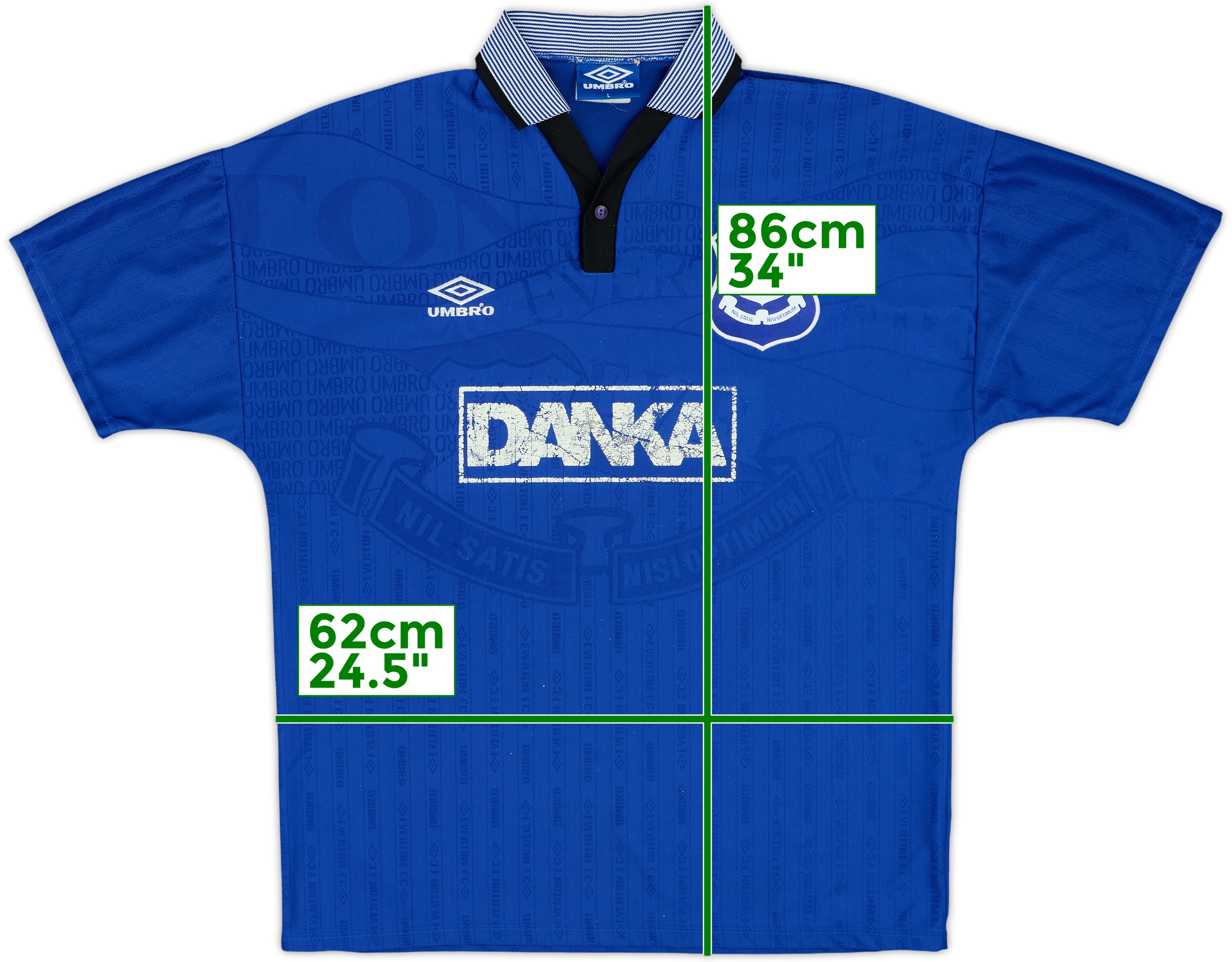 Umbro Everton 1995 Kit Everton 1995 Home Jersey