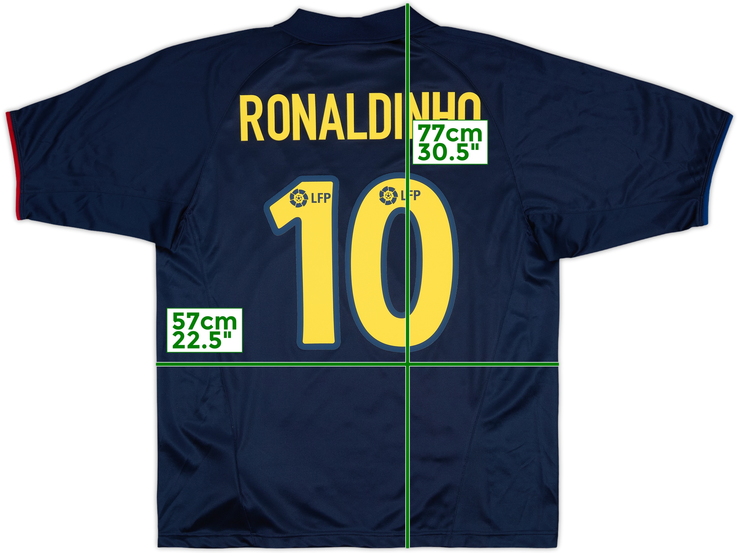 FC Barcelona Ronaldinho 10 シャツ s-l1200.jpg