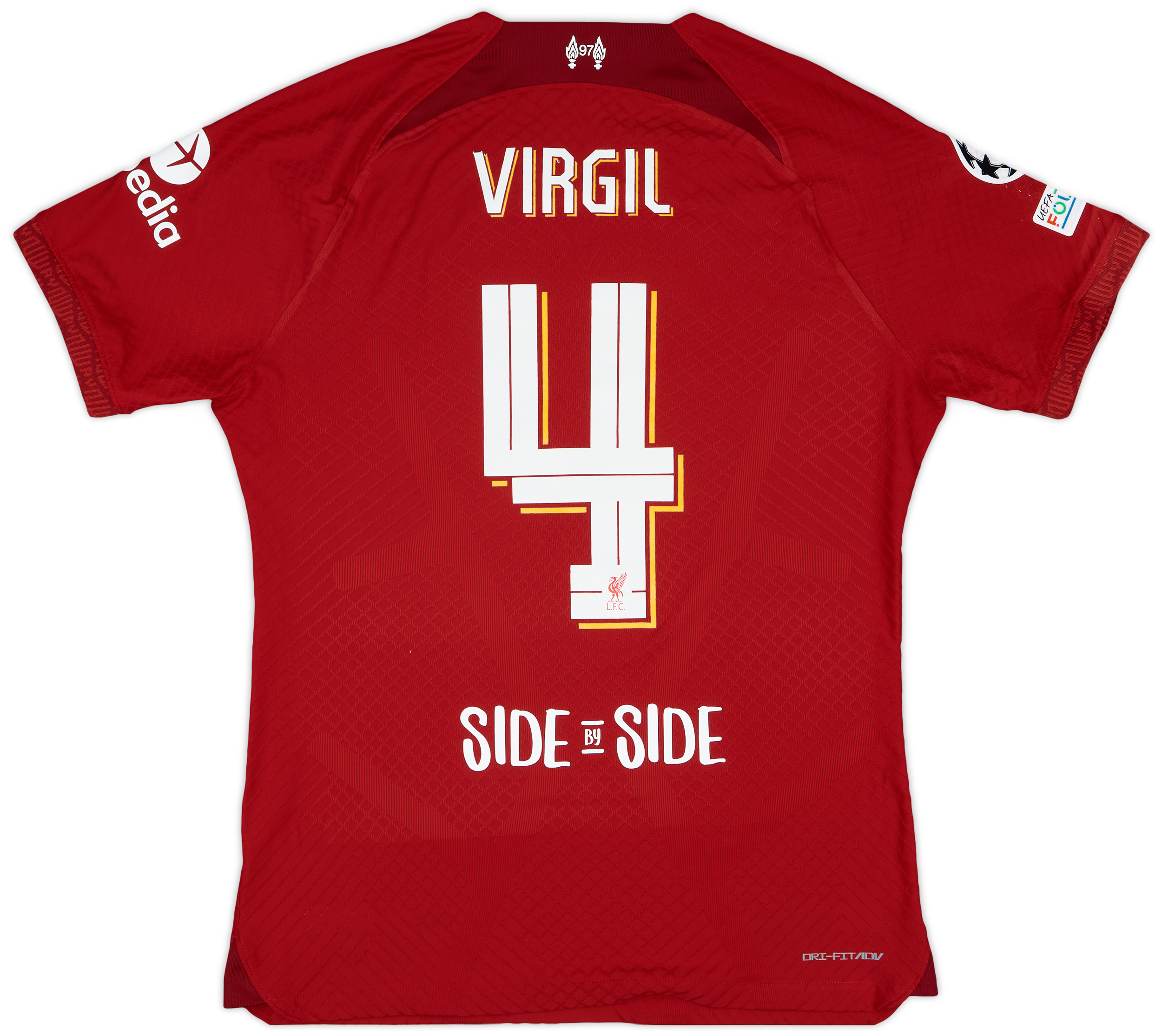 も*9様 liverpool VIRGIL 4 ファンダイク　ユニフォーム 021224392497-