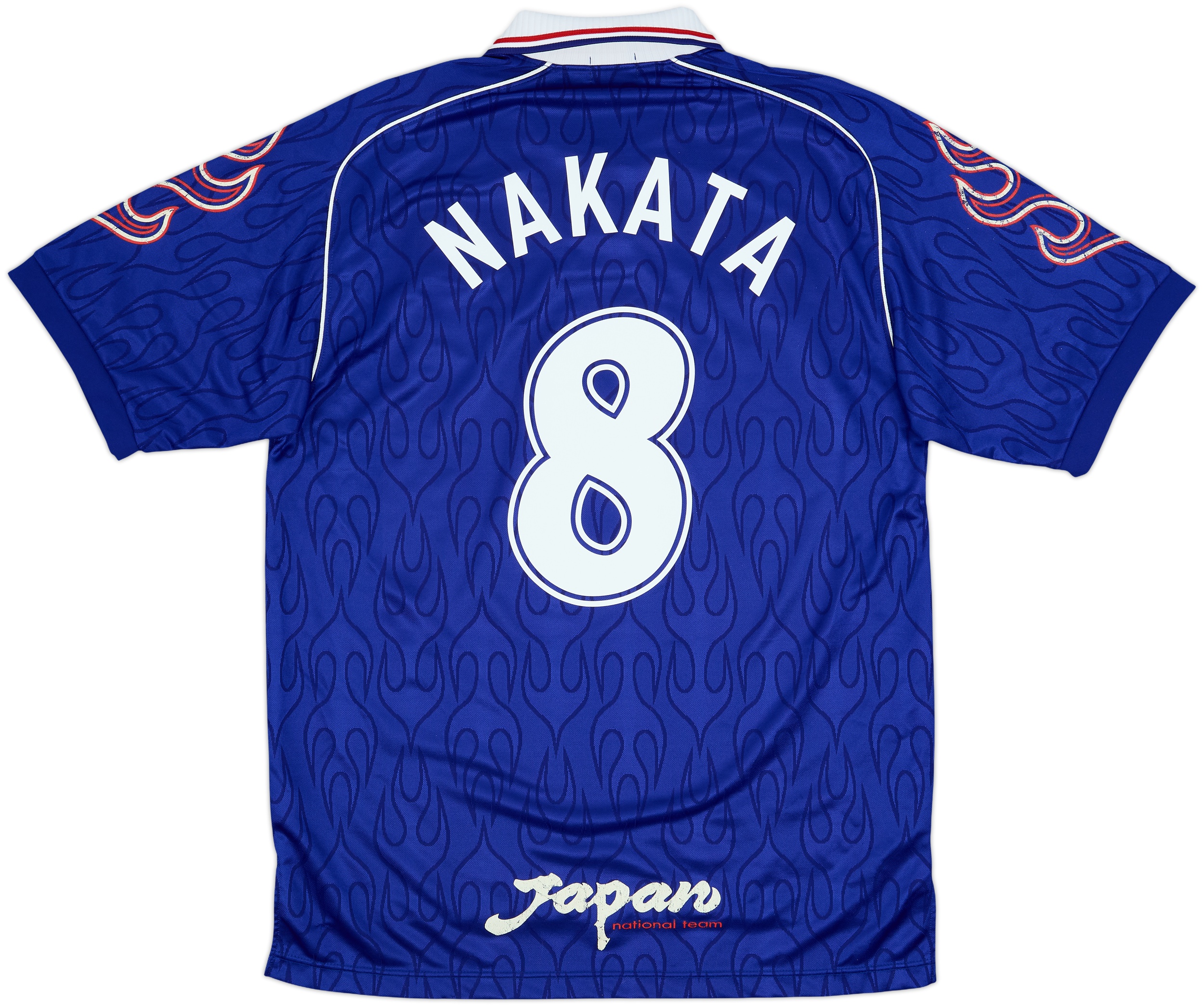 1998 Japan Home Shirt Nakata #8 - 6/10 - (L)