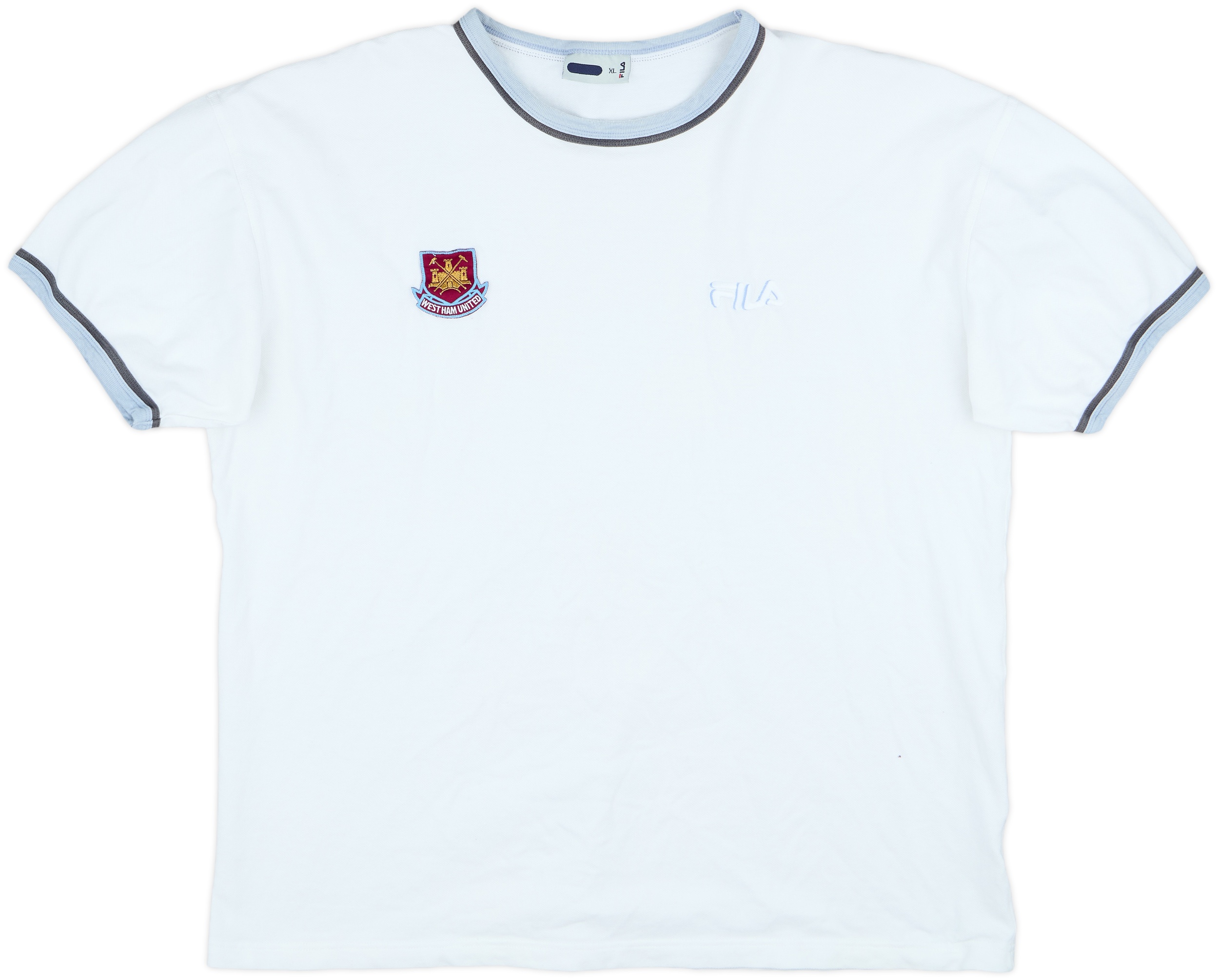 2002-03 West Ham United Fila Woven Training Shirt - 9/10 - (XL)