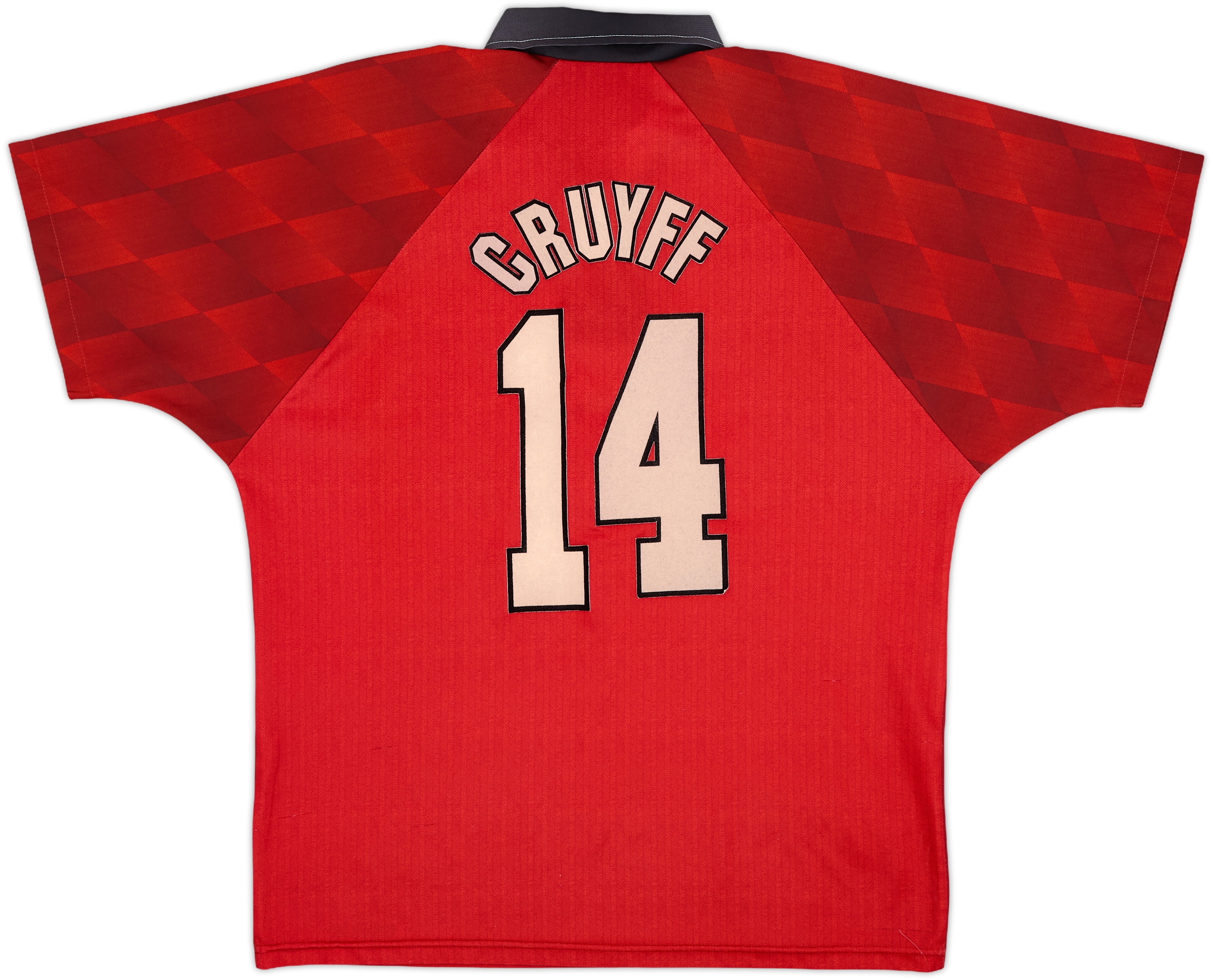 1996-98 Manchester United Home Shirt Cruyff #14 - 8/10 - (M)