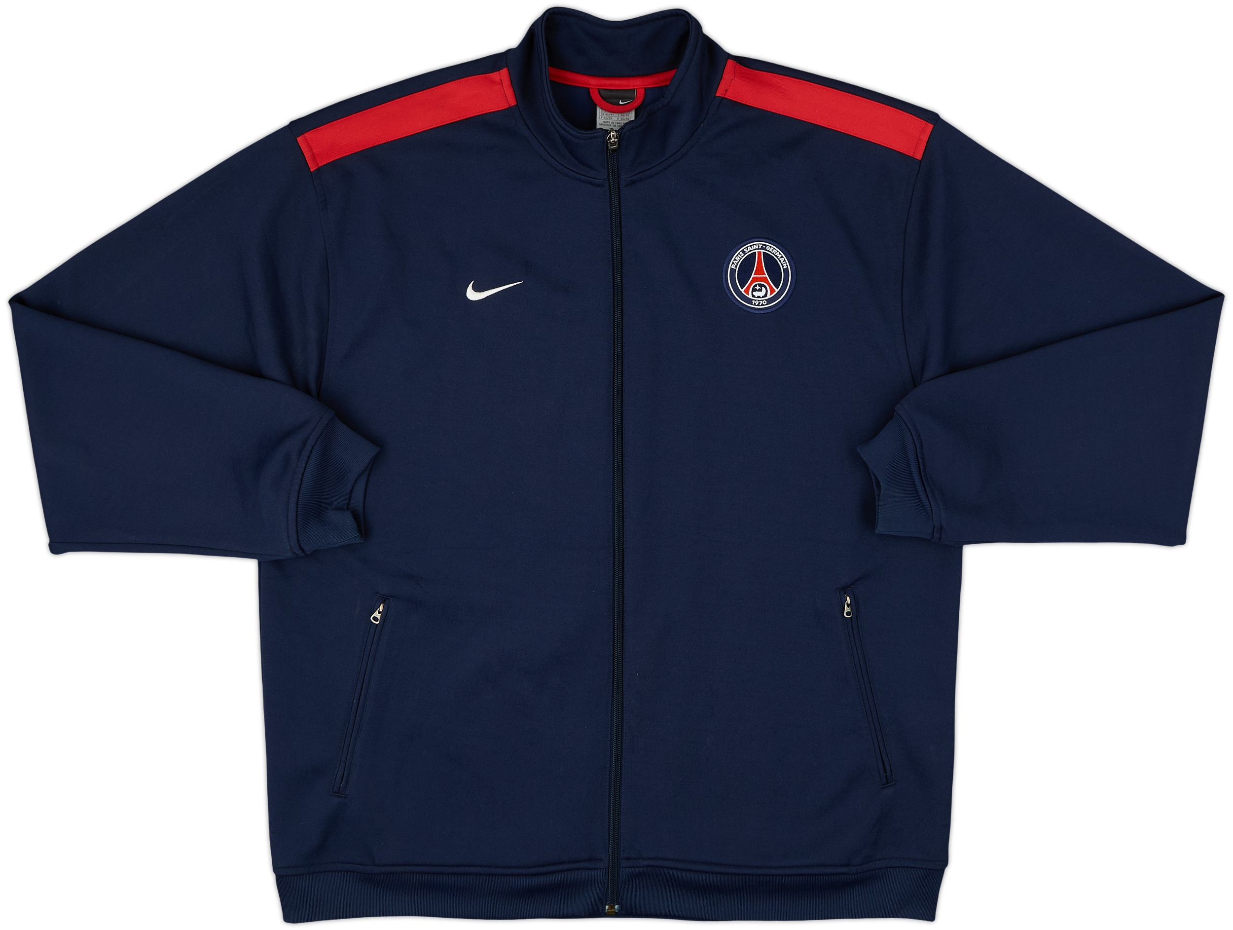 PARIS SAINT-GERMAIN ジャージ XL ネイビー 2004-05 Paris Saint-Germain Nike Track Jacket - 8/10 - (XL)