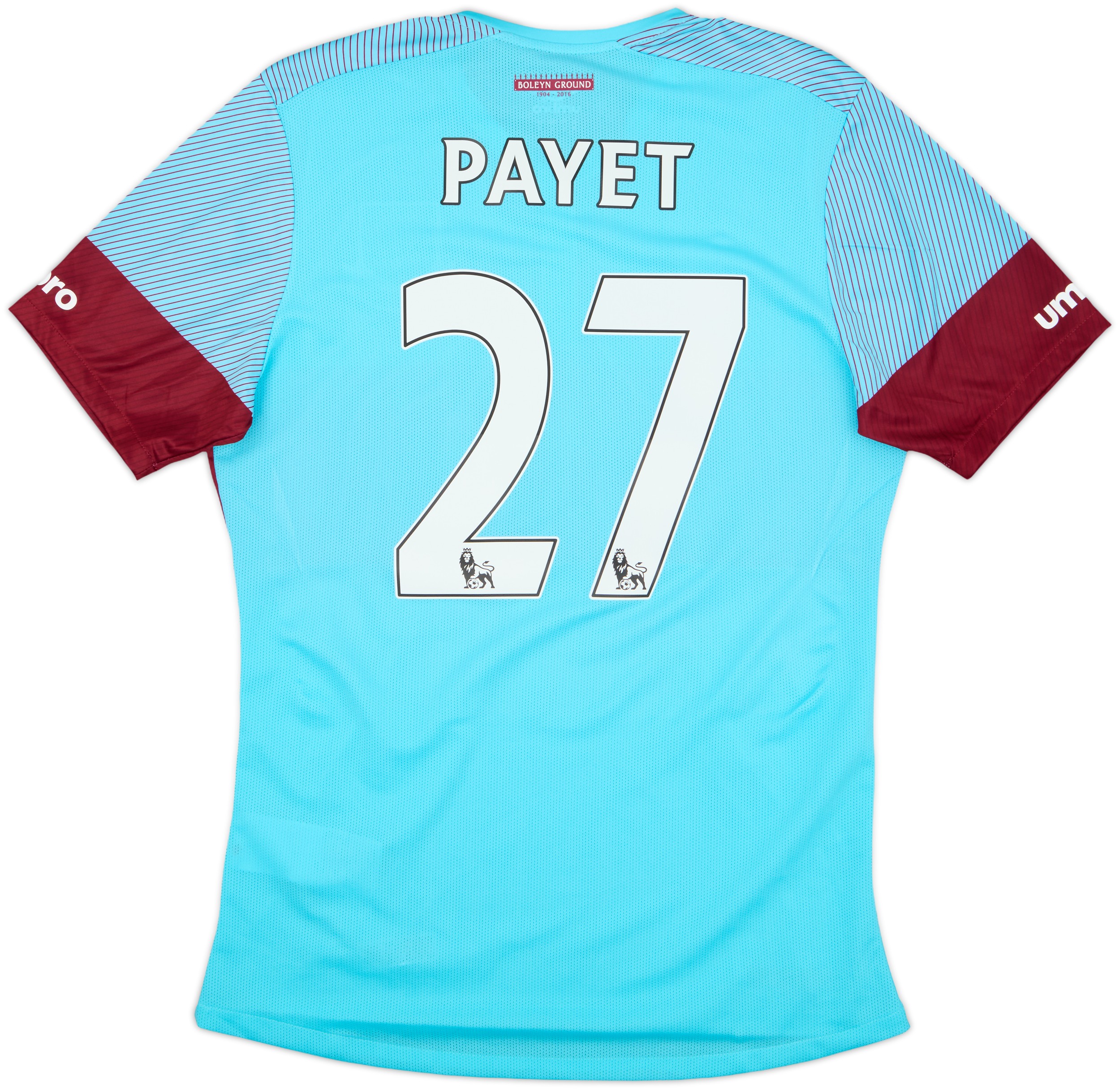 2015-16 West Ham Away Shirt Payet #27 (S)