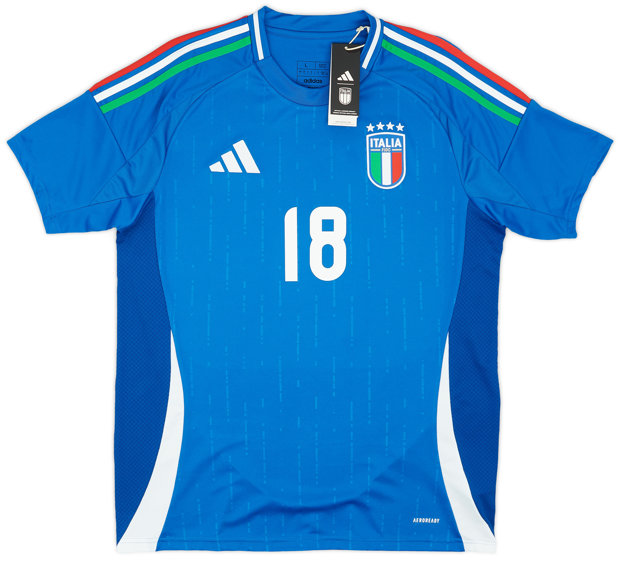 イタリア代表ジャージ BARELLA 18 M adidas Italy Away Barella 18 Jersey 2023-2024 (Official