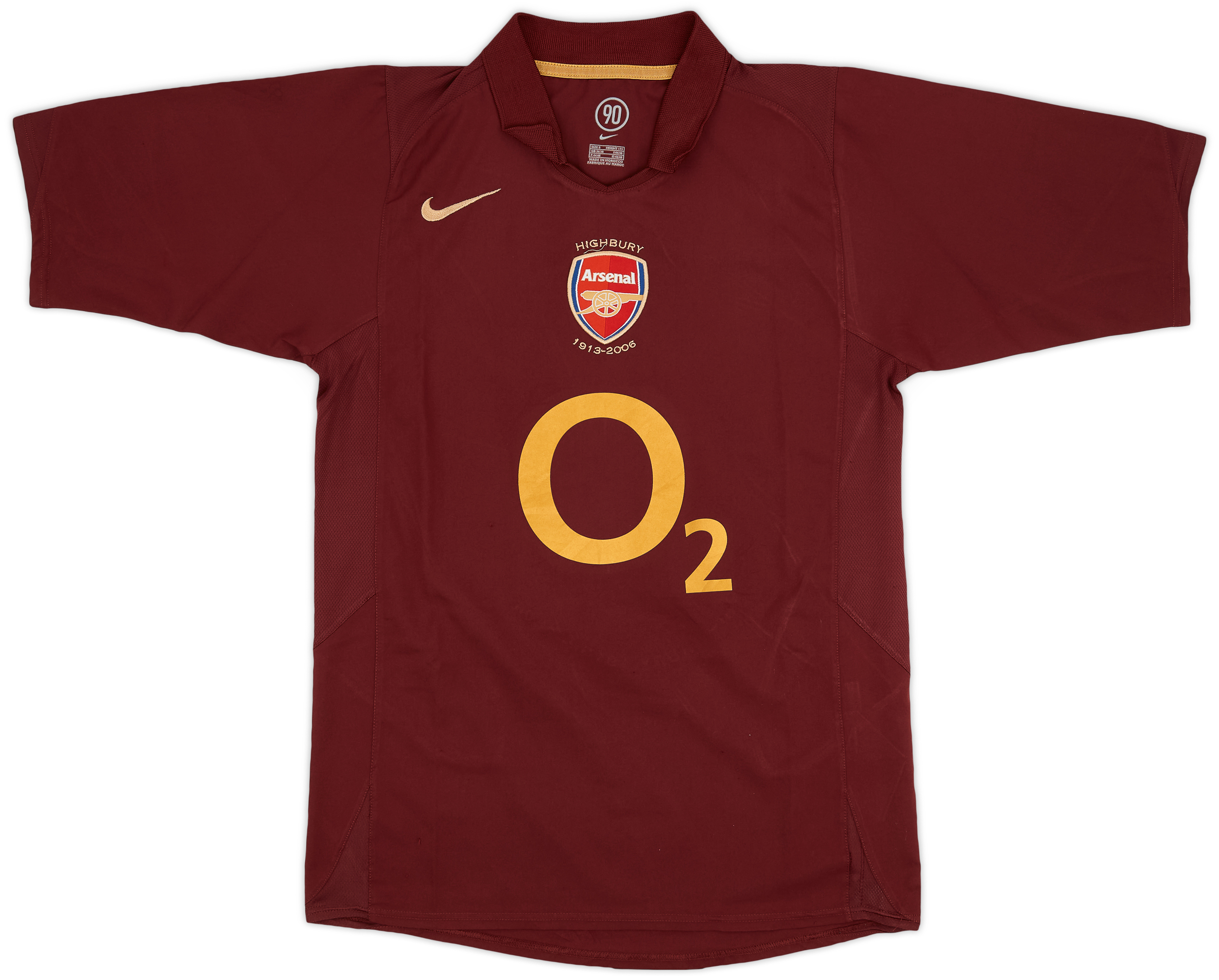 Arsenal シャツ Sサイズ 2005-06 Arsenal Home Shirt Henry #14 - 8/10 - (S)