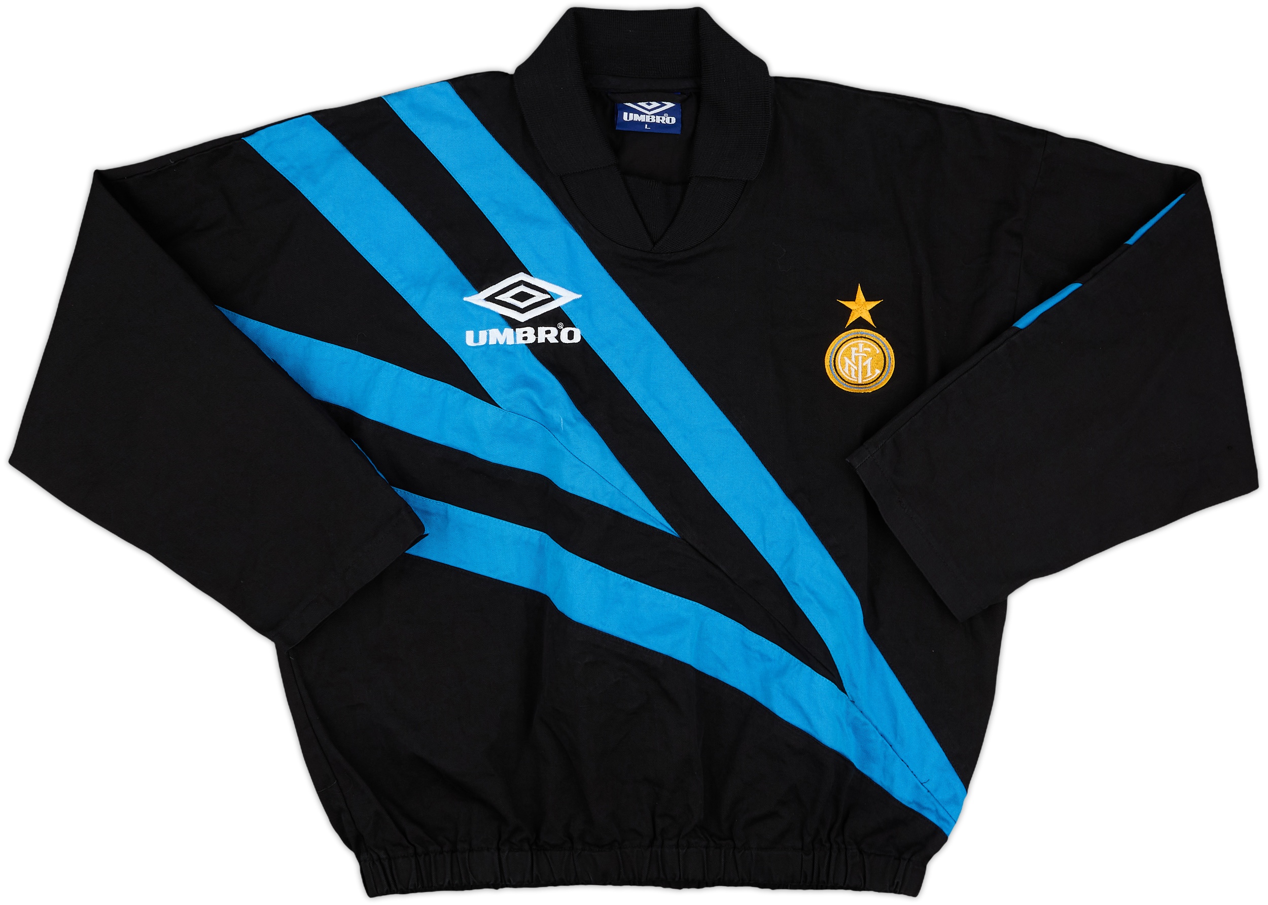 1992-93 Inter Milan Umbro Drill Top - 8/10 - (L)