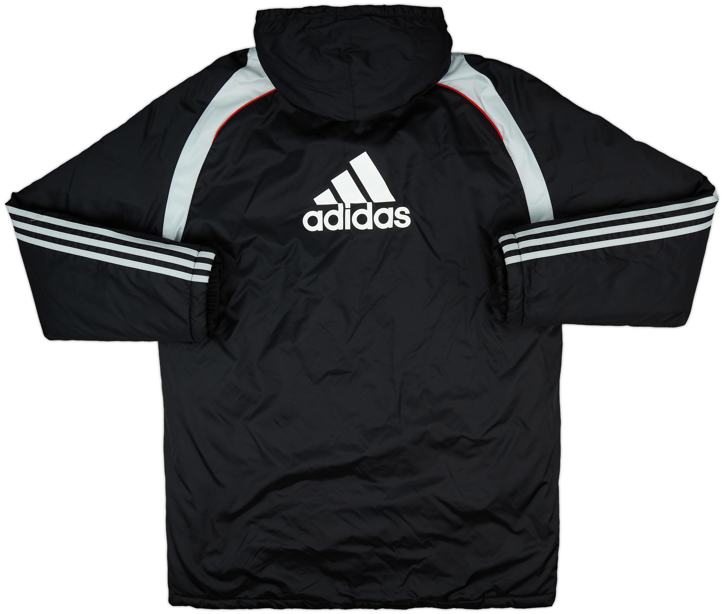 2008-09 Liverpool adidas Padded Bench Coat - 8/10 - (L)
