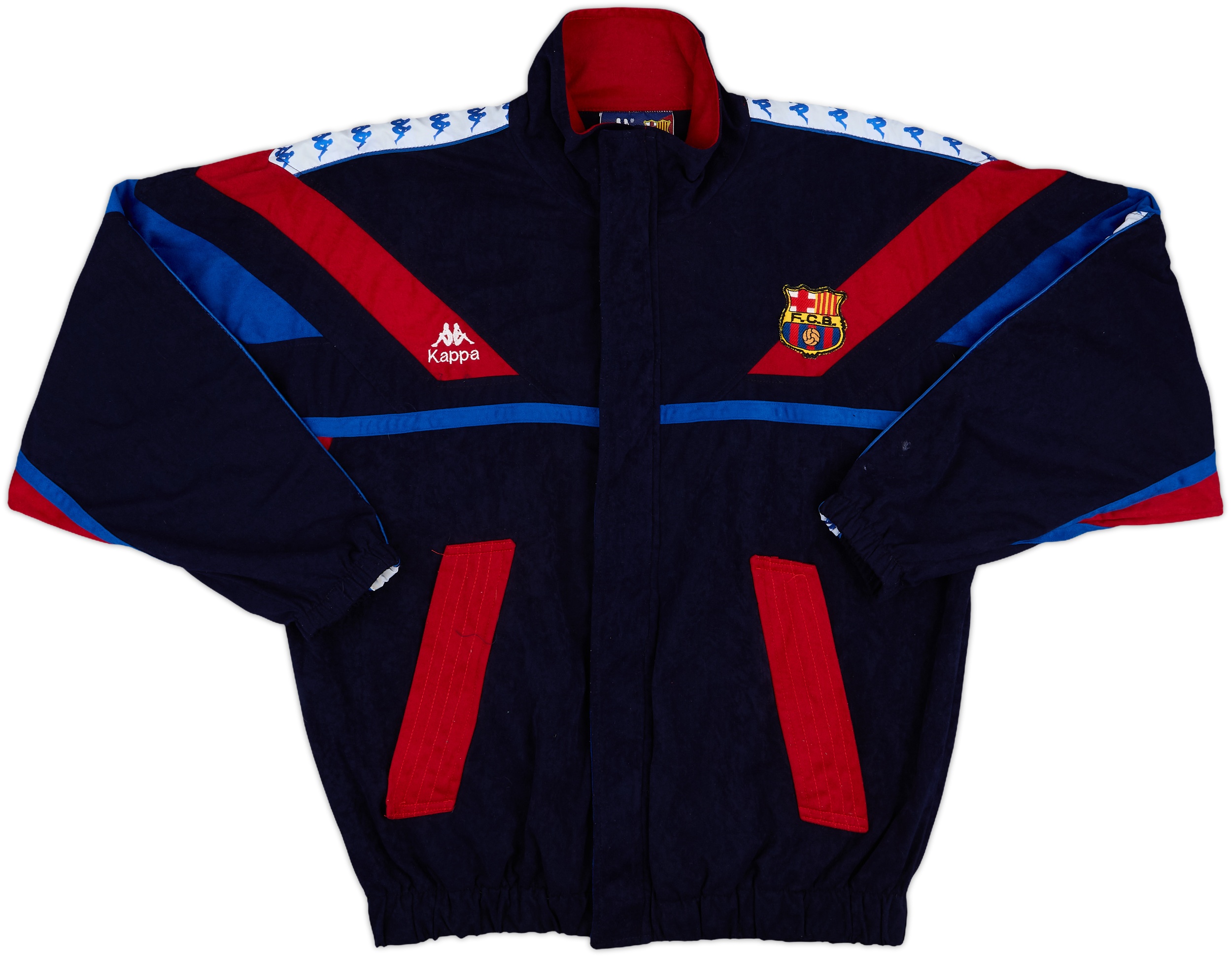 1993-94 Barcelona Kappa Track Jacket - 8/10 - (L)