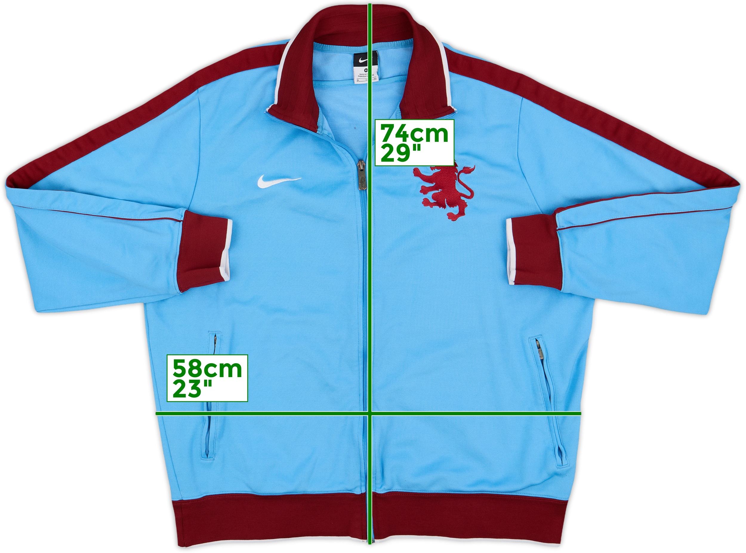 超激レア　アストンヴィラ Aston Villa ドリルトップ　1994-96 超激レア アストンヴィラ Aston Villa ドリルトップ 1994-96 超