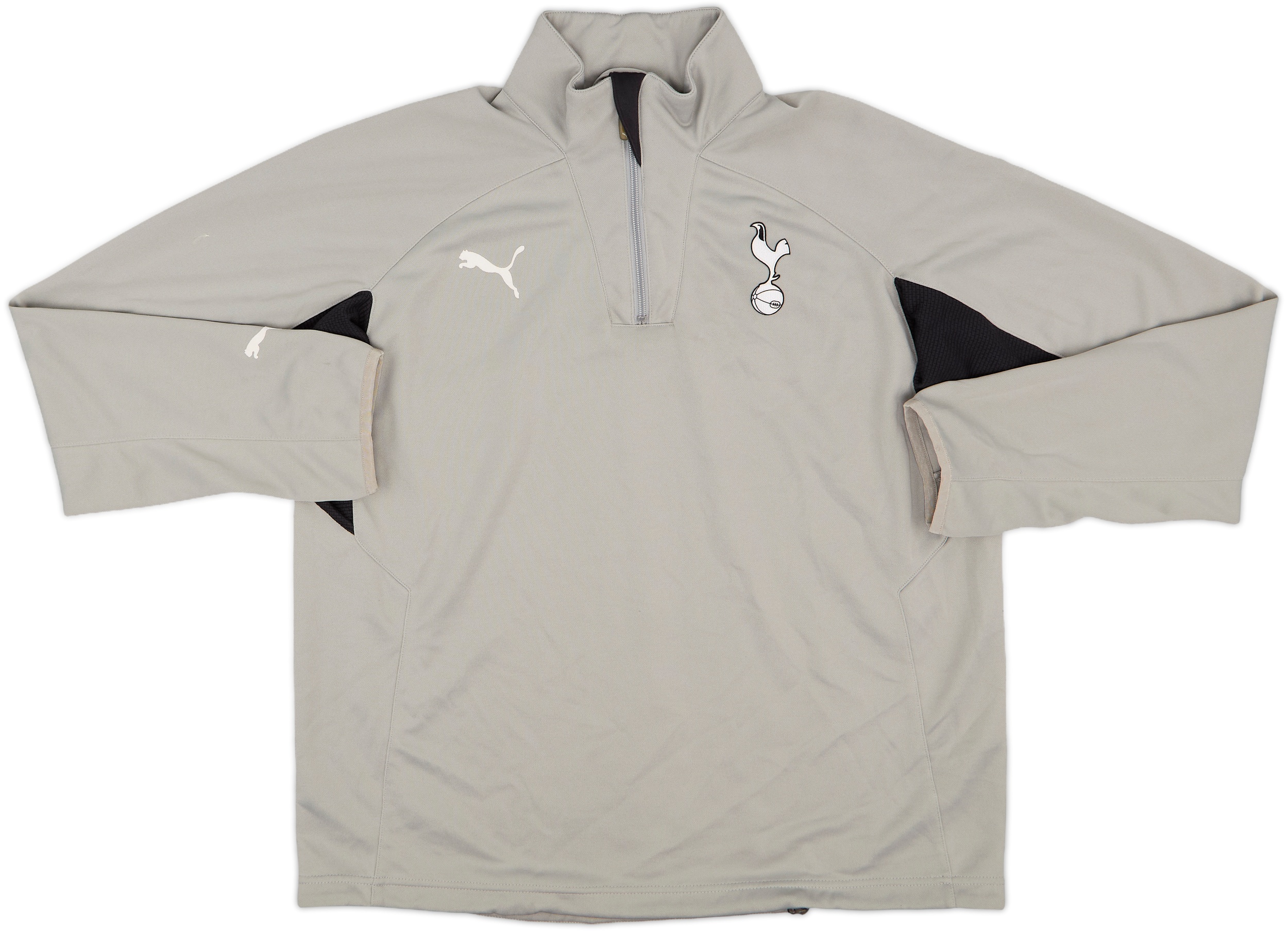 SD Heavyweight Football Logo T キムタク 2008-09 Tottenham Puma 1/4 Zip Drill Top - 8/10 - (XL)