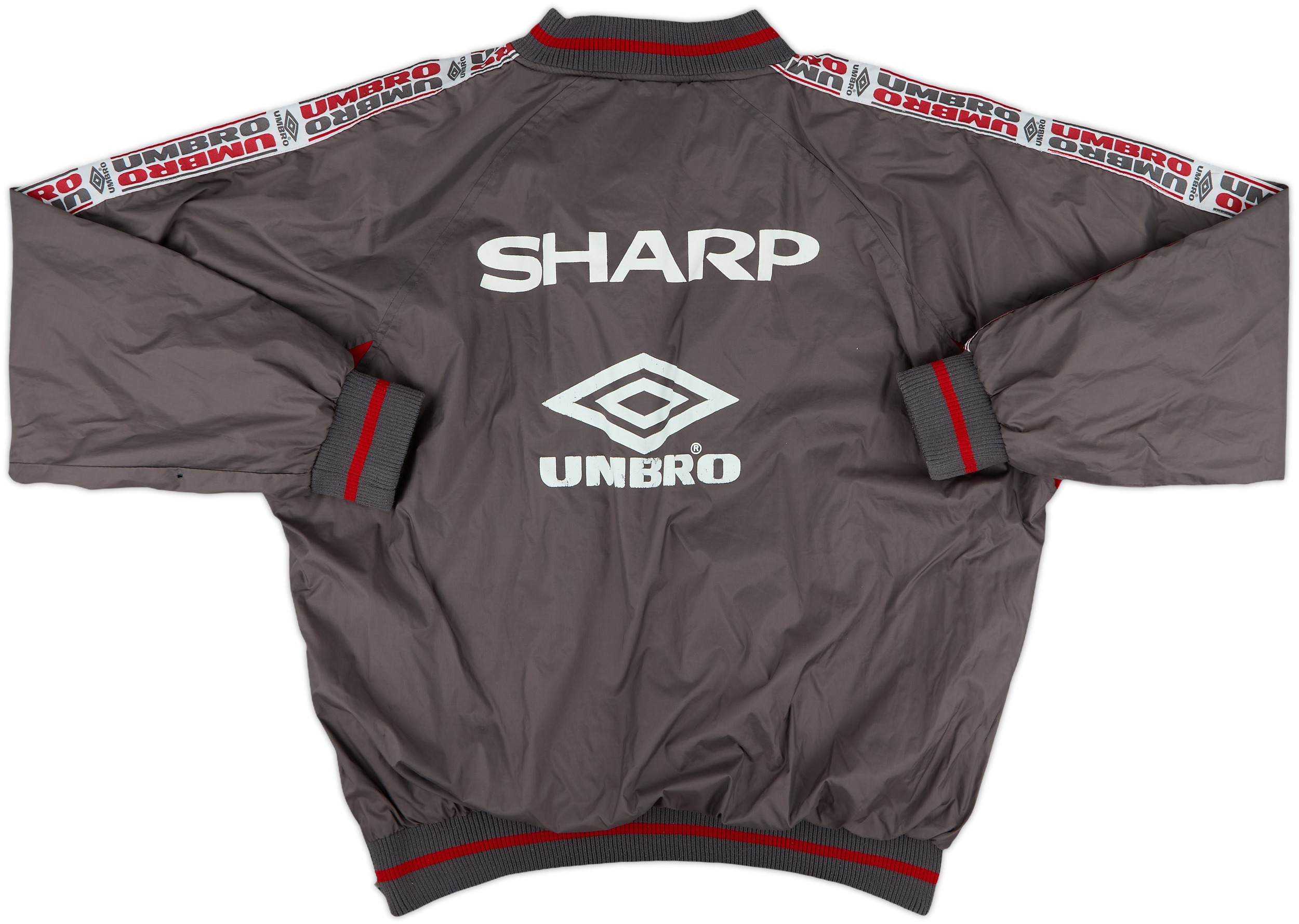 ウェア 90s MANCHESTER UNITED UMBRO Drill Top XL 1994-95 Manchester United Umbro Drill Top - 6/10 - (L)