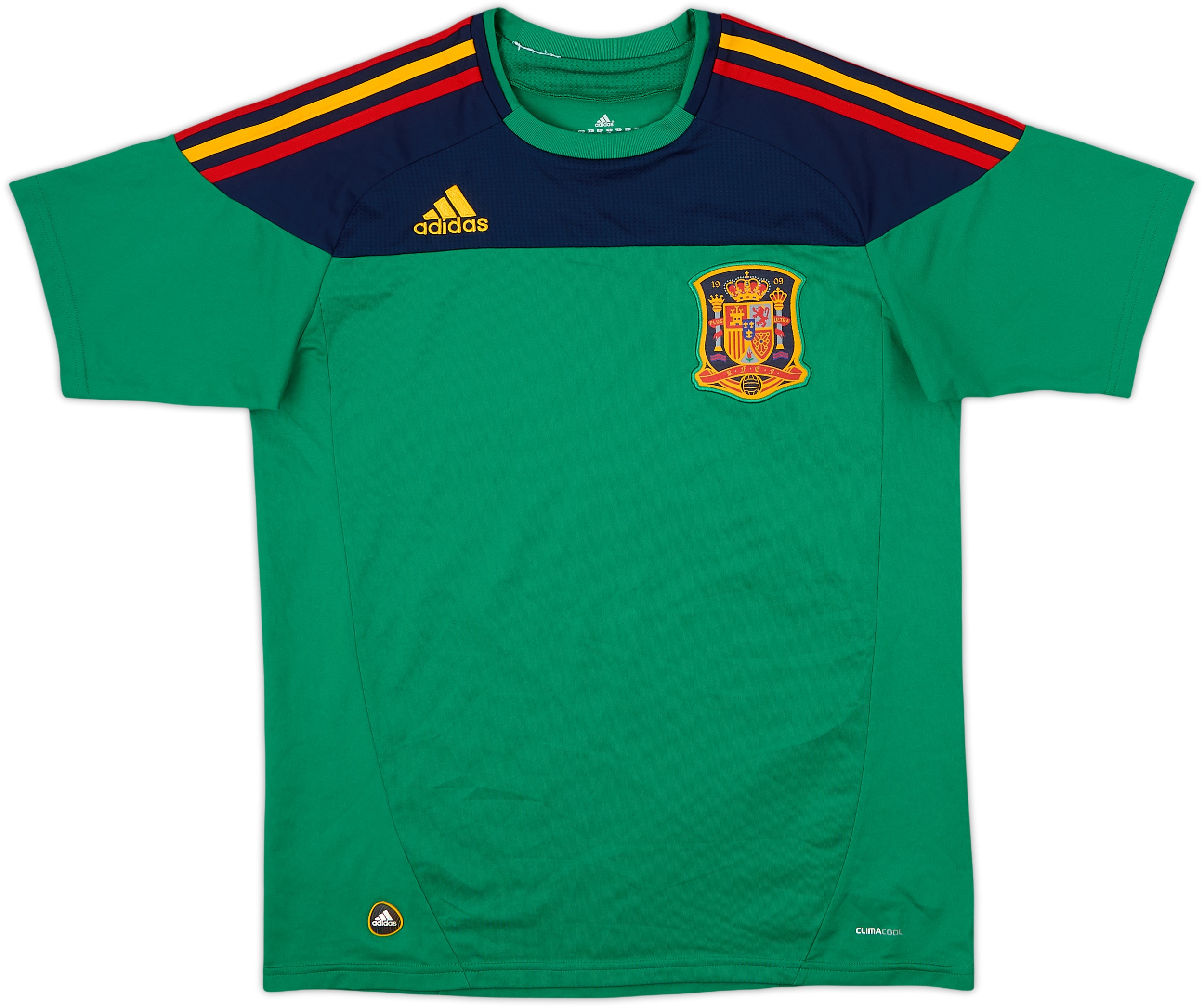 2010-11 Spain GK S/S Shirt - 9/10 - (XL.Boys)