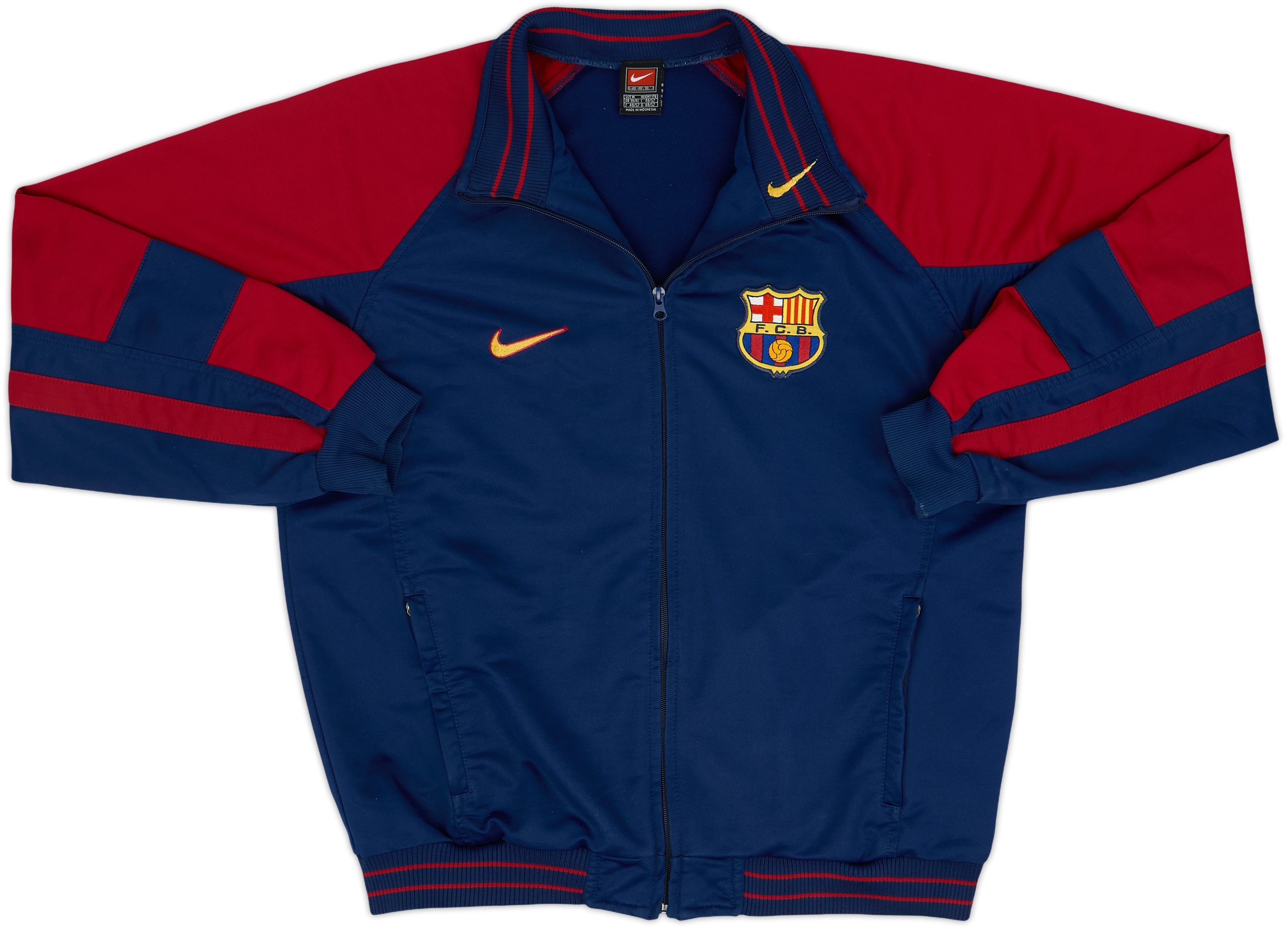 1999-00 Barcelona Nike Track Jacket - 4/10 - (M)
