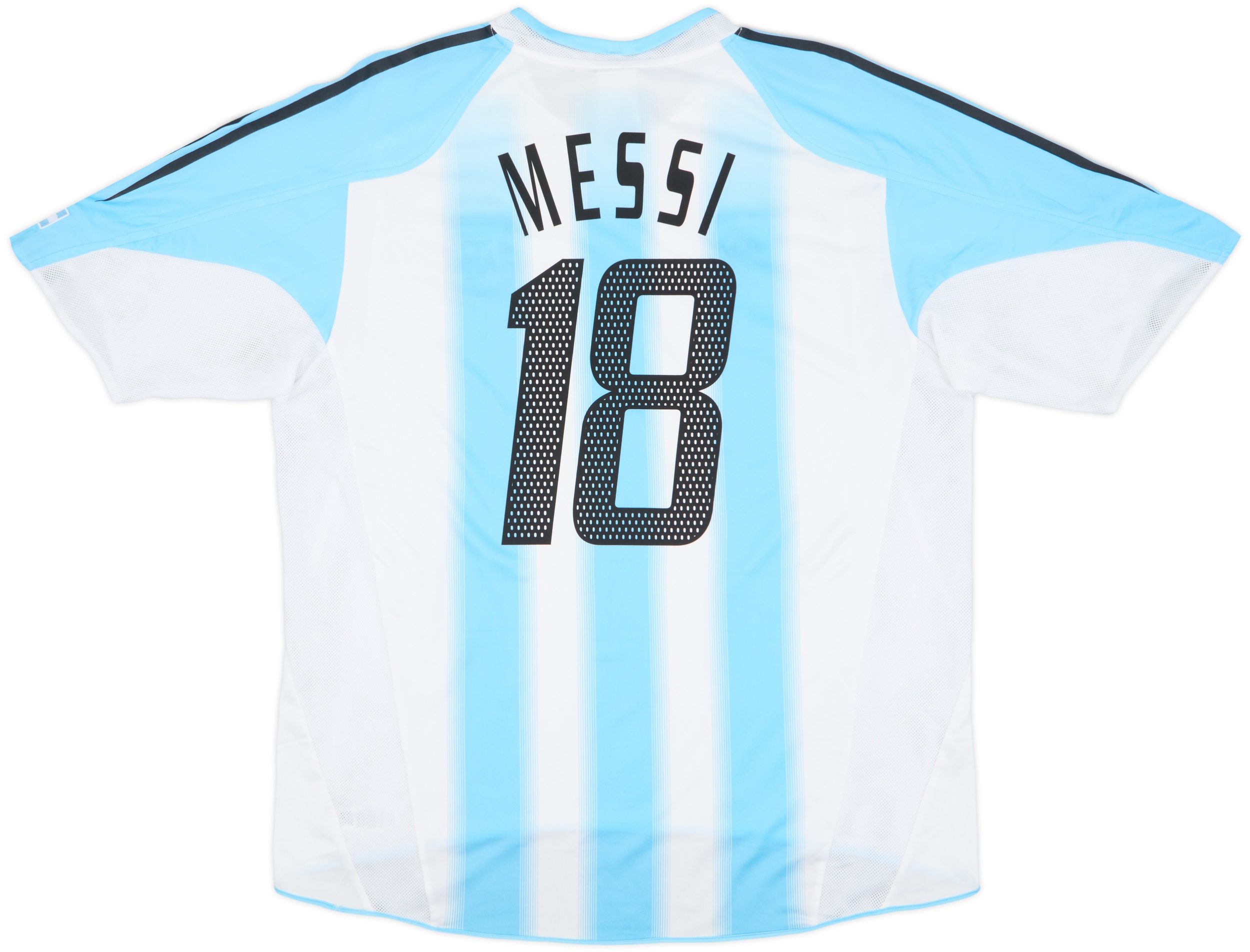 2004-05 Argentina Home Shirt Messi #18 - 8/10 - (XL)