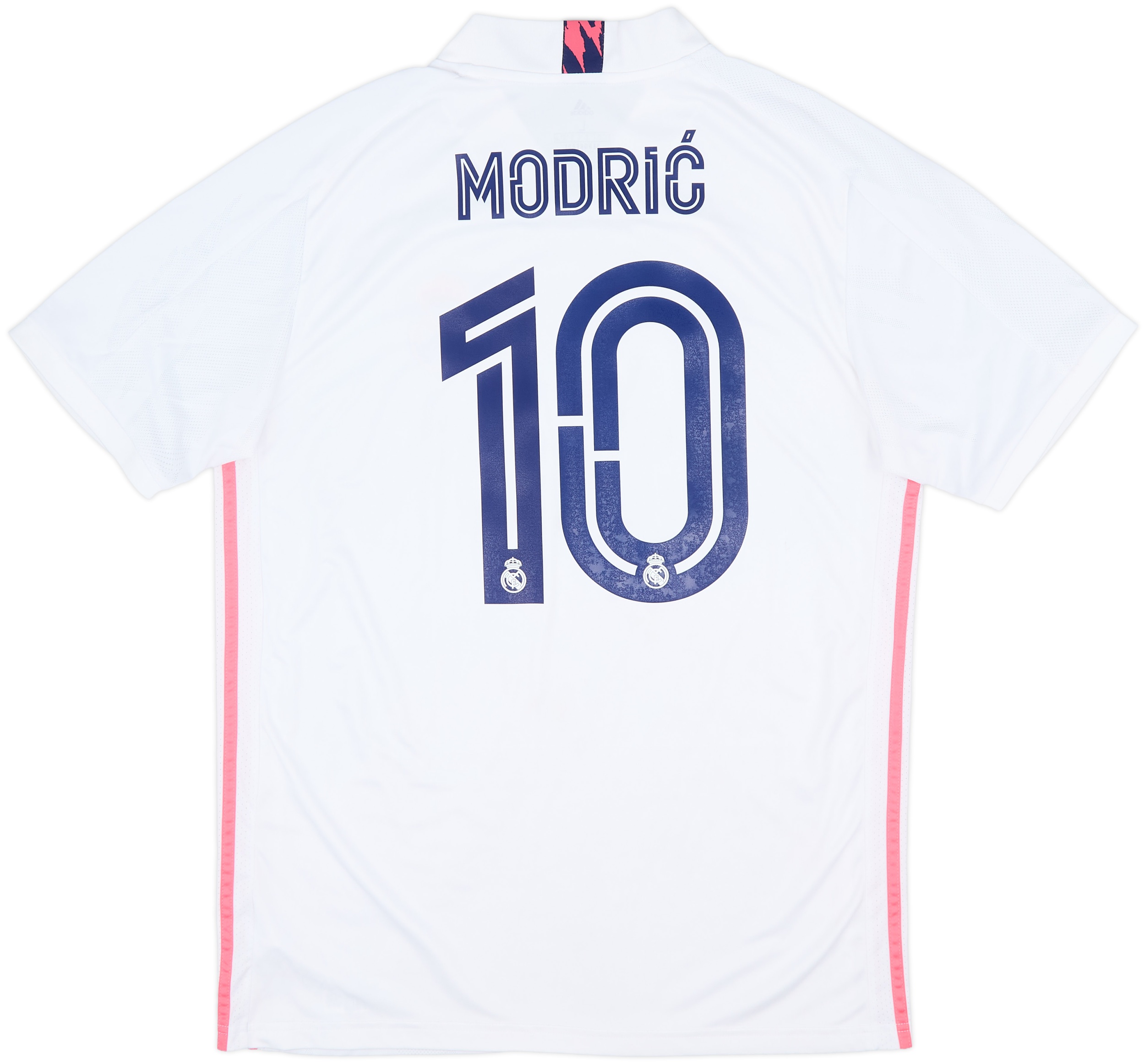 Real Madrid MODRIĆ 10 シャツ M 2020-21 Real Madrid Home Shirt Modric #10 - 8/10 - (L)