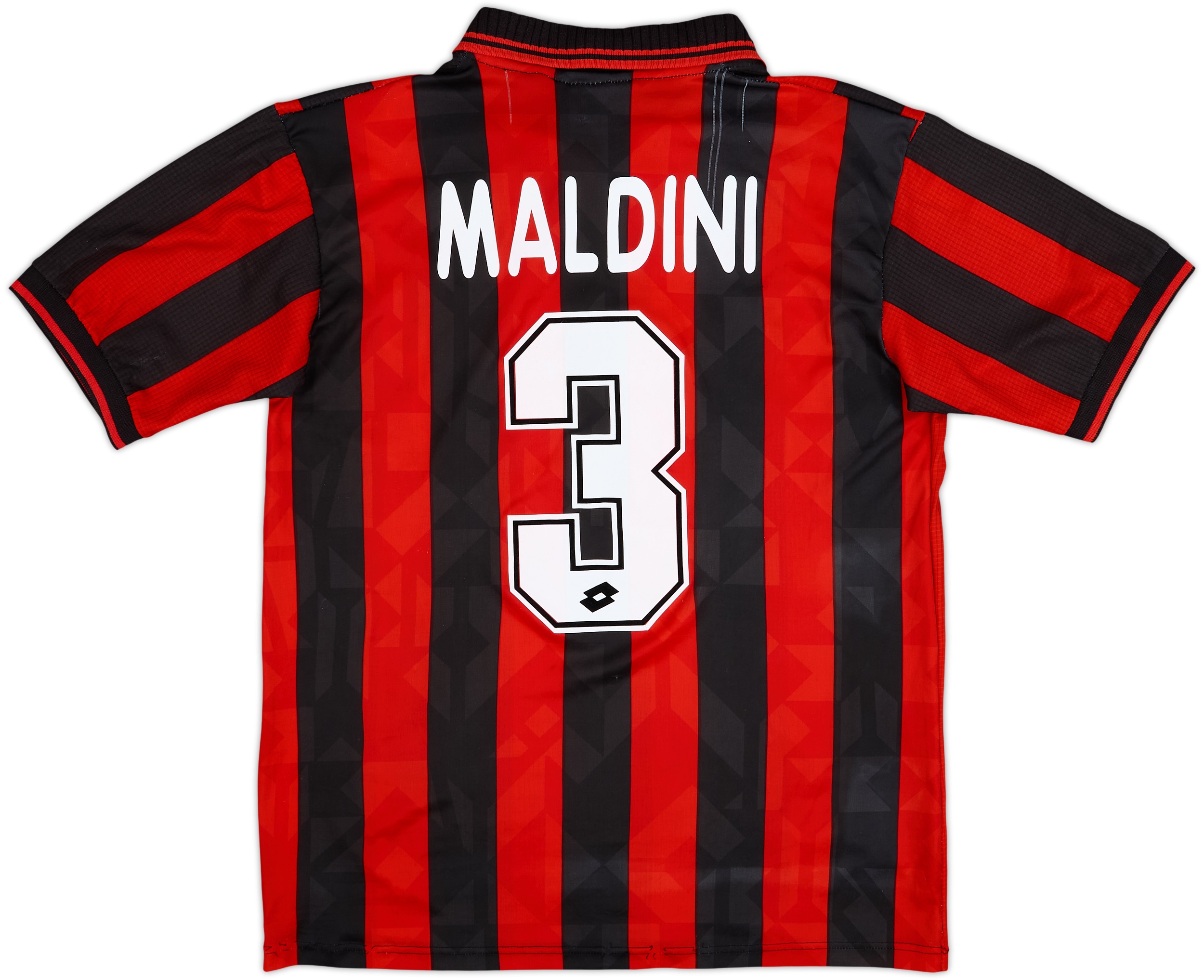 1997-98 AC Milan Home Shirt Maldini #3 - 5/10 - (XL)