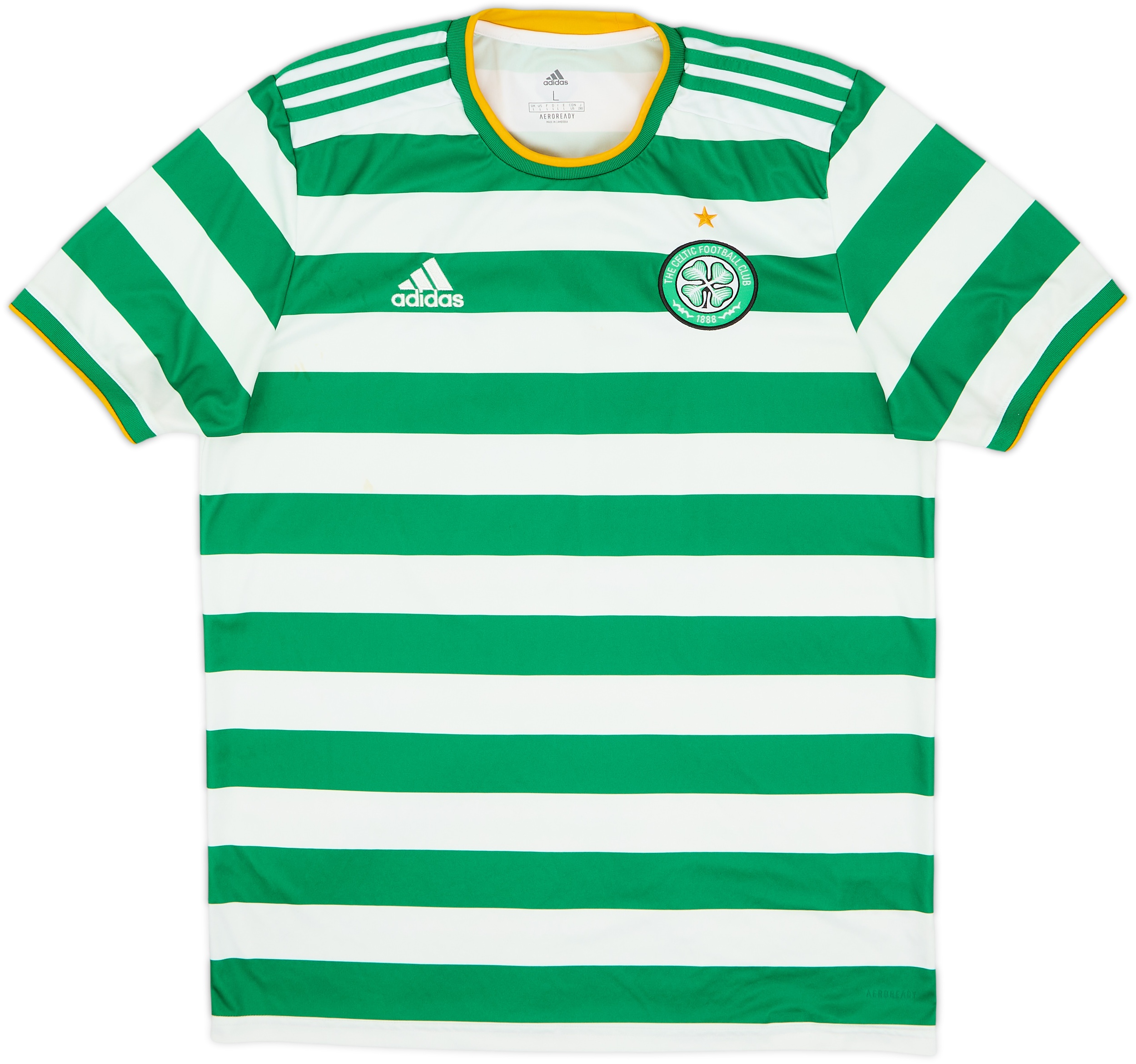 2020-21 Celtic Home Shirt #19 - 8/10 - (L)