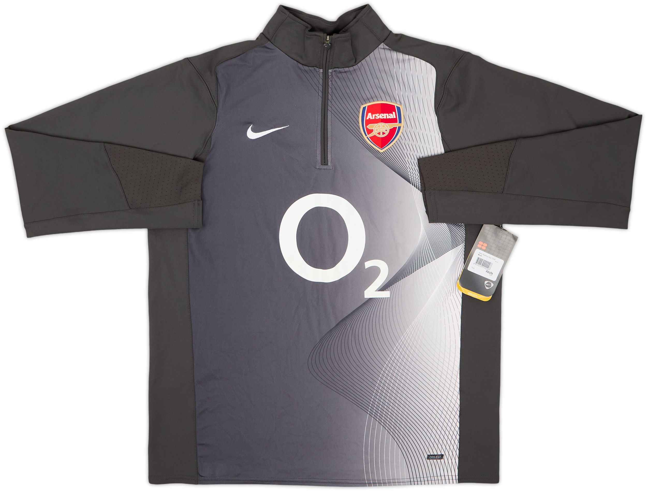 2005-06 Arsenal Nike 1/4 Zip Drill Top (M)
