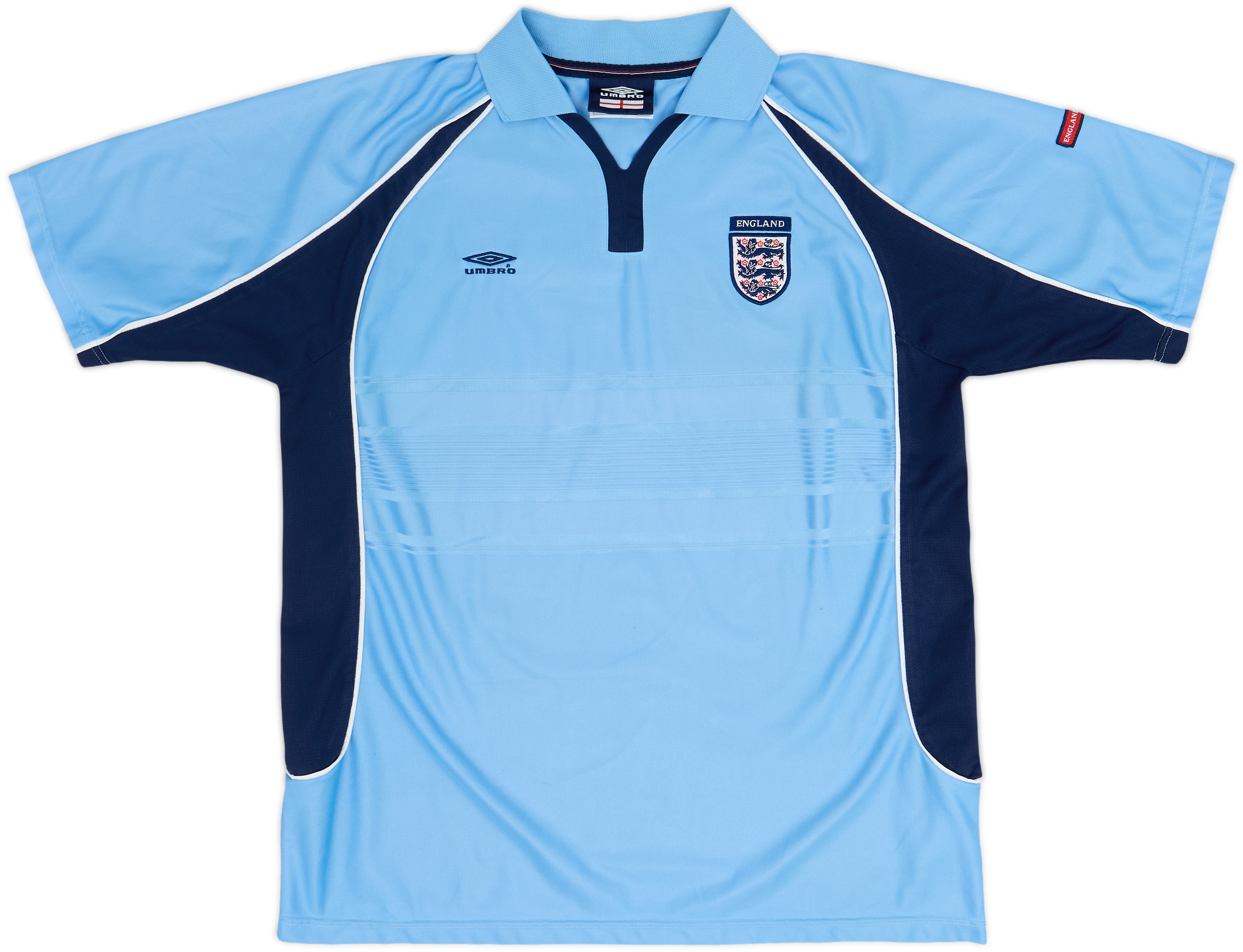 ウェア 00s UMBRO ENGLAND Polo Shirt Descente UK 2000-01 England Umbro Polo Shirt - 6/10 - (XL)