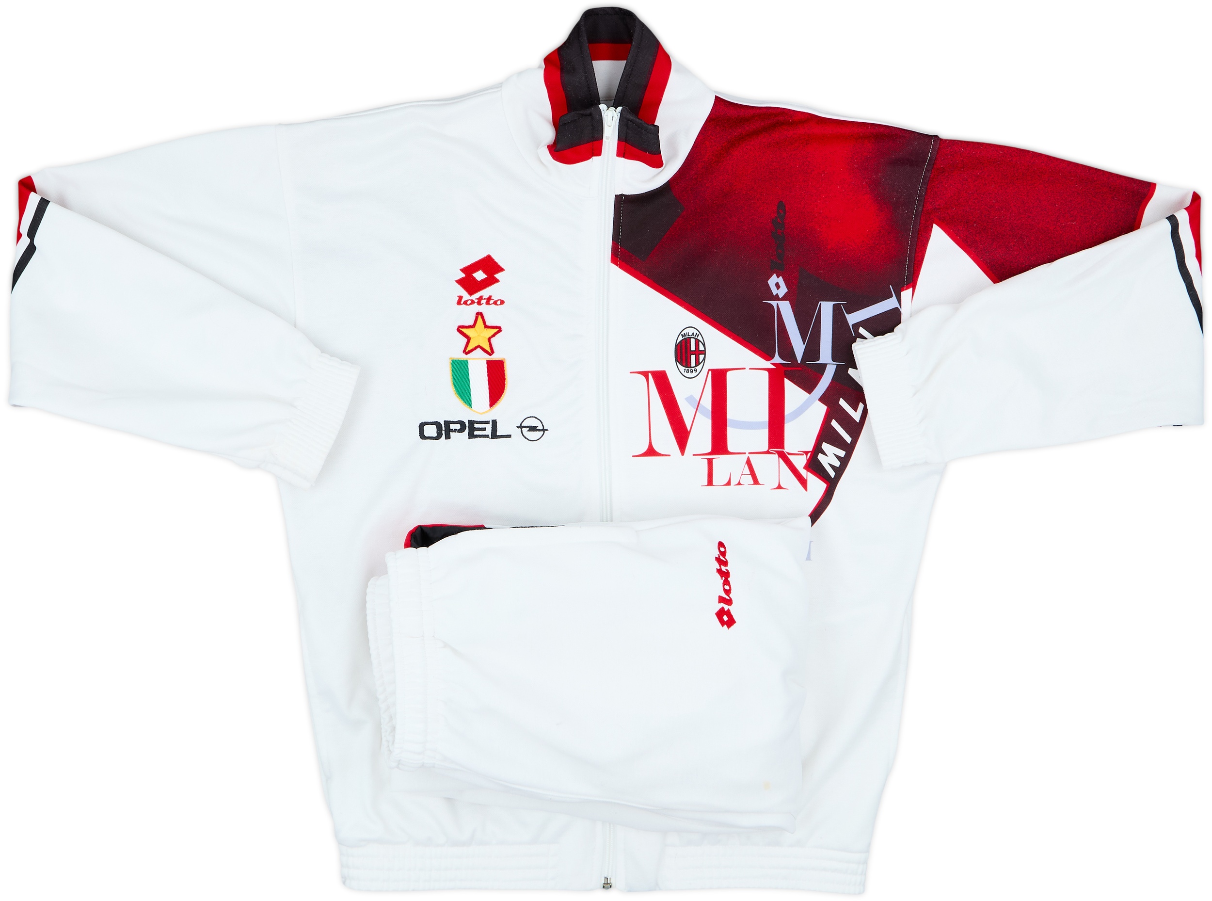 ウェア 1993-94 AC Milan Lotto Tracksuit 1993-94 AC Milan Lotto Tracksuit - 8/10 - (M)