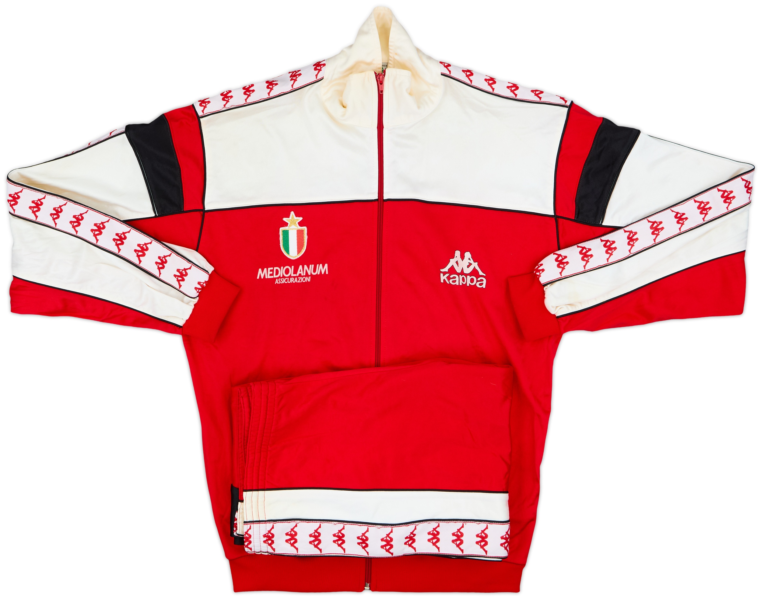 1988-90 AC Milan Kappa Tracksuit - 6/10 - (XL)