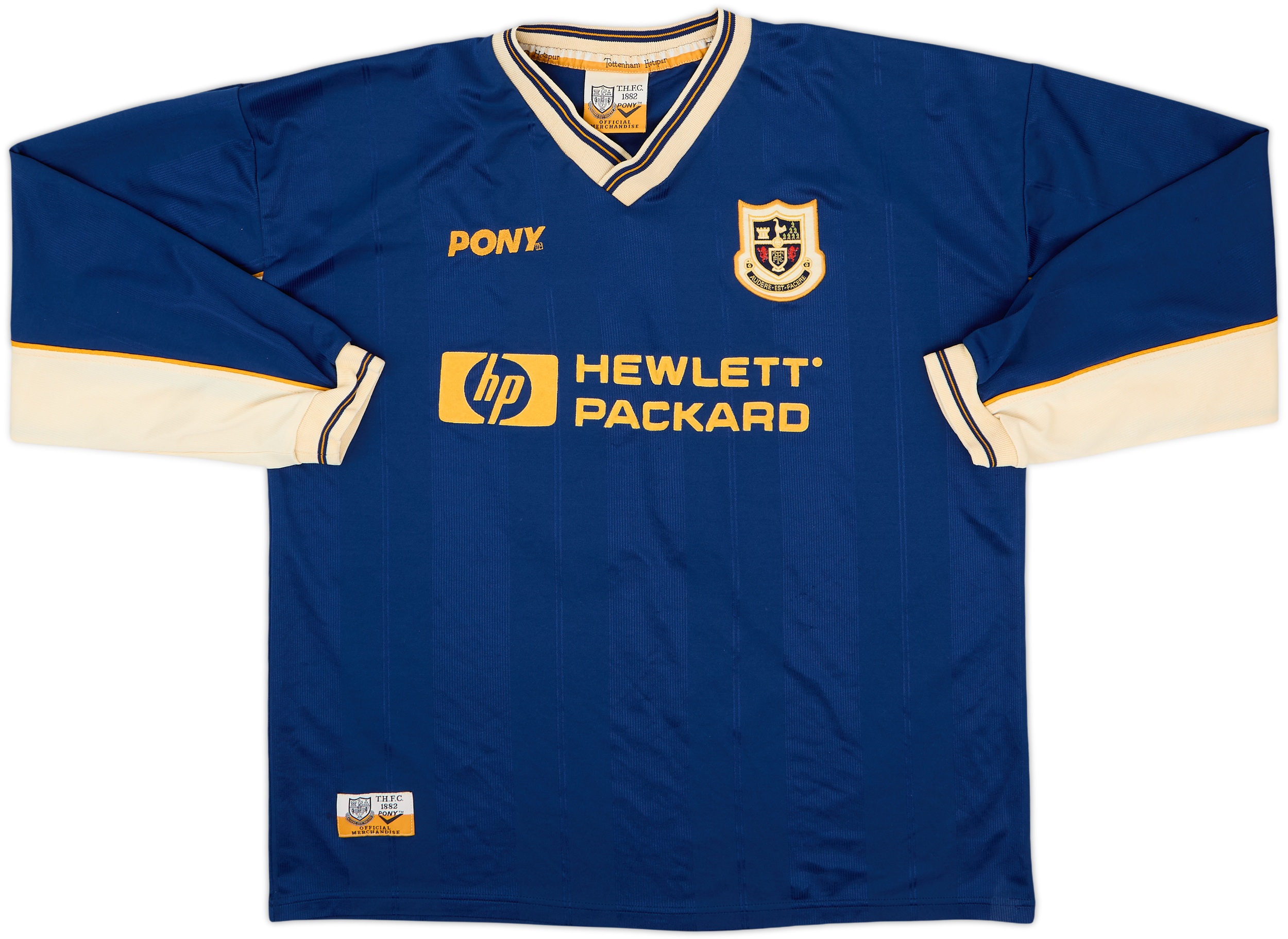 1997-98 Tottenham Youth Match Issue Away L/S Shirt #15