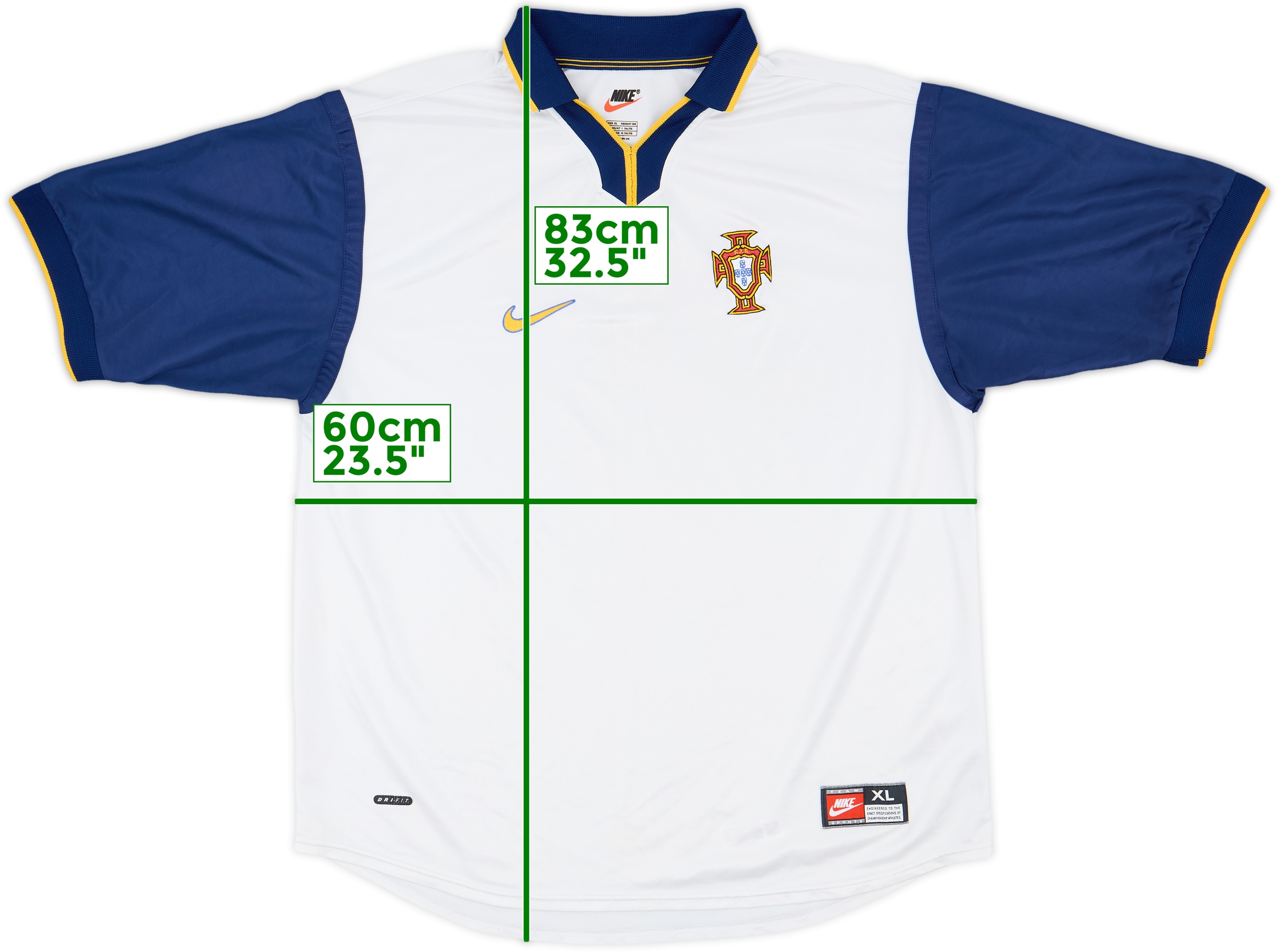 1998-00 Portugal Away Shirt - 6/10 - (XL)