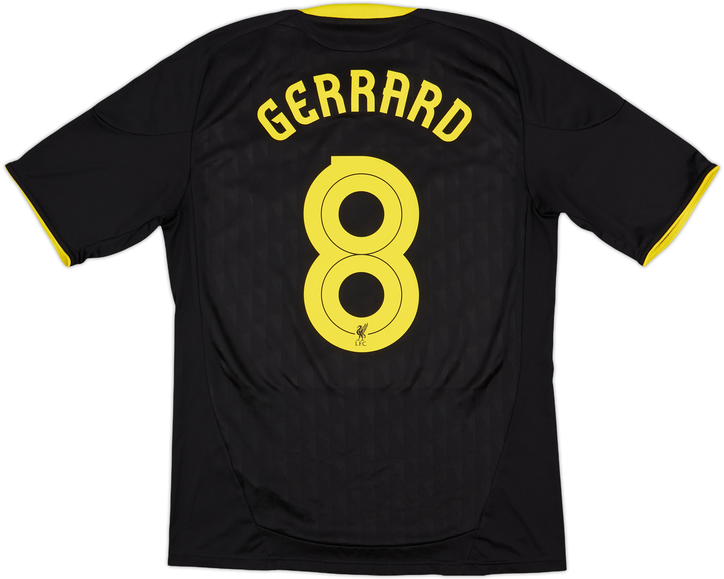 MEN'S FC LIVERPOOL 2008/2009 GERRARD #8 UEFA SOCCER FOOTBALL