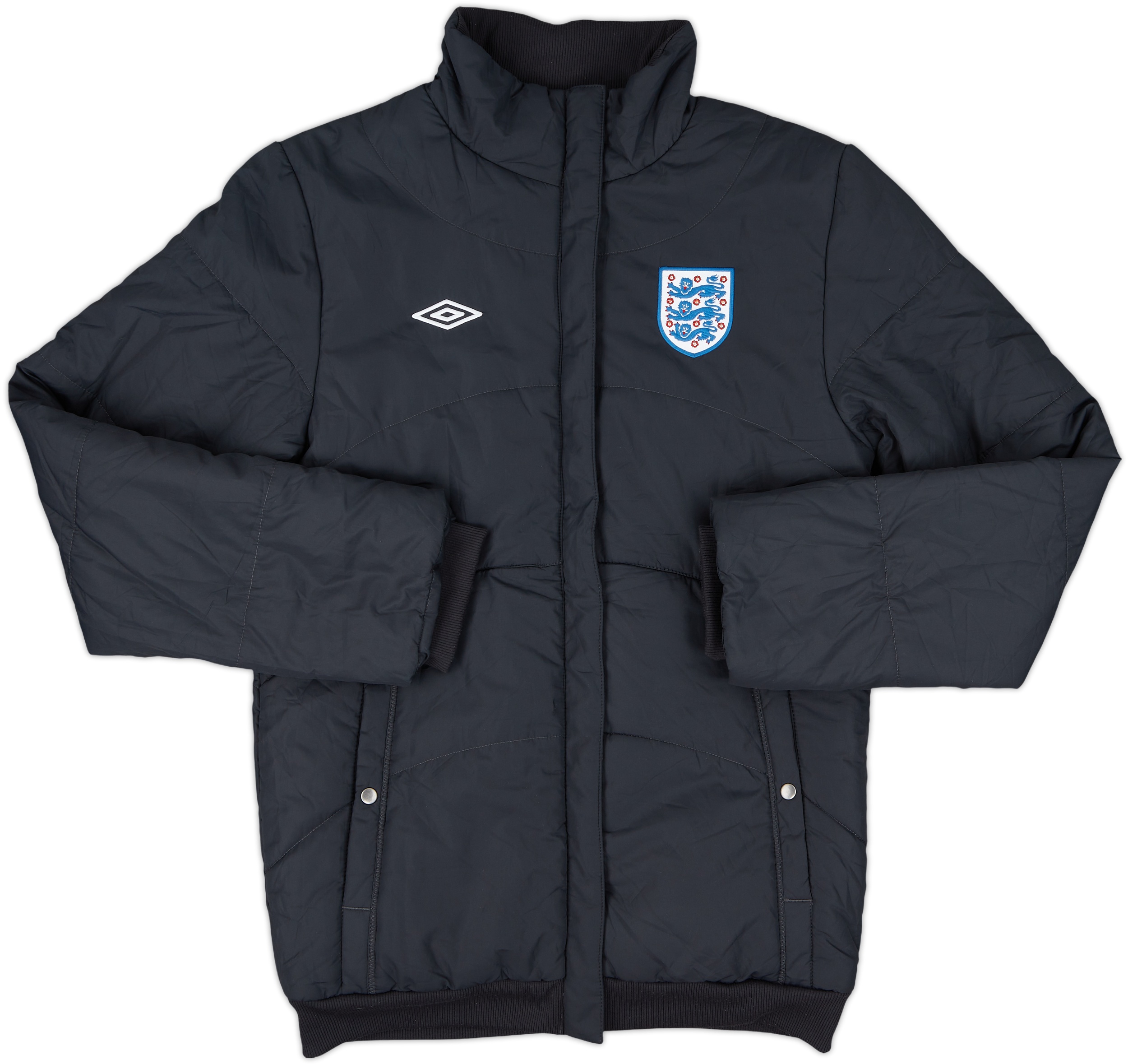 2010-11 England Umbro Padded Bench Coat - 8/10 - (Women's XL) 2010-11 England Umbro Padded Bench Coat - 8/10 - (Women's XL)