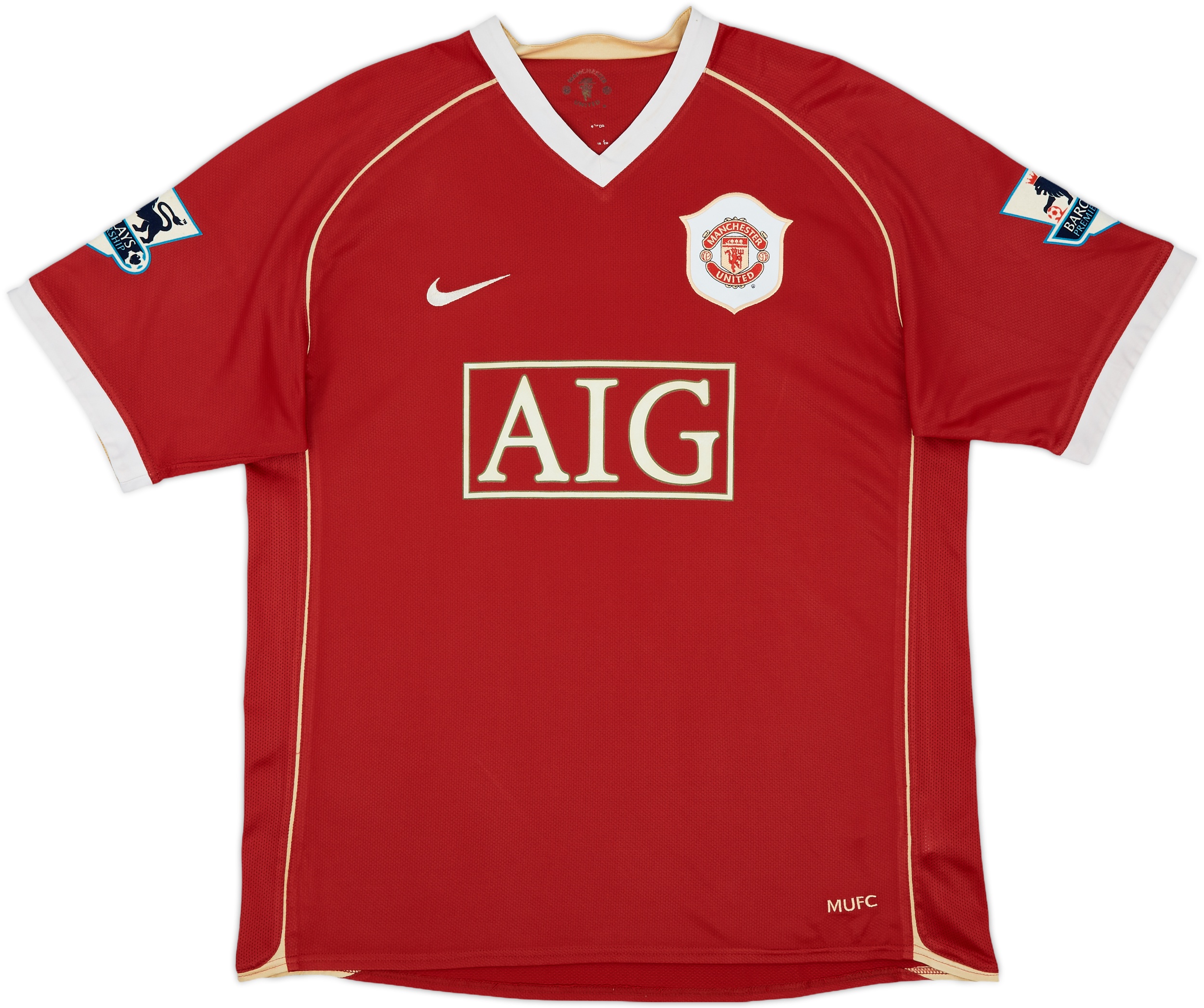 2006-07 Manchester United Home Shirt Ferdinand #5 - 8/10 - (L) 2006-07 Manchester United Home Shirt Ferdinand #5 - 8/10 - (L)